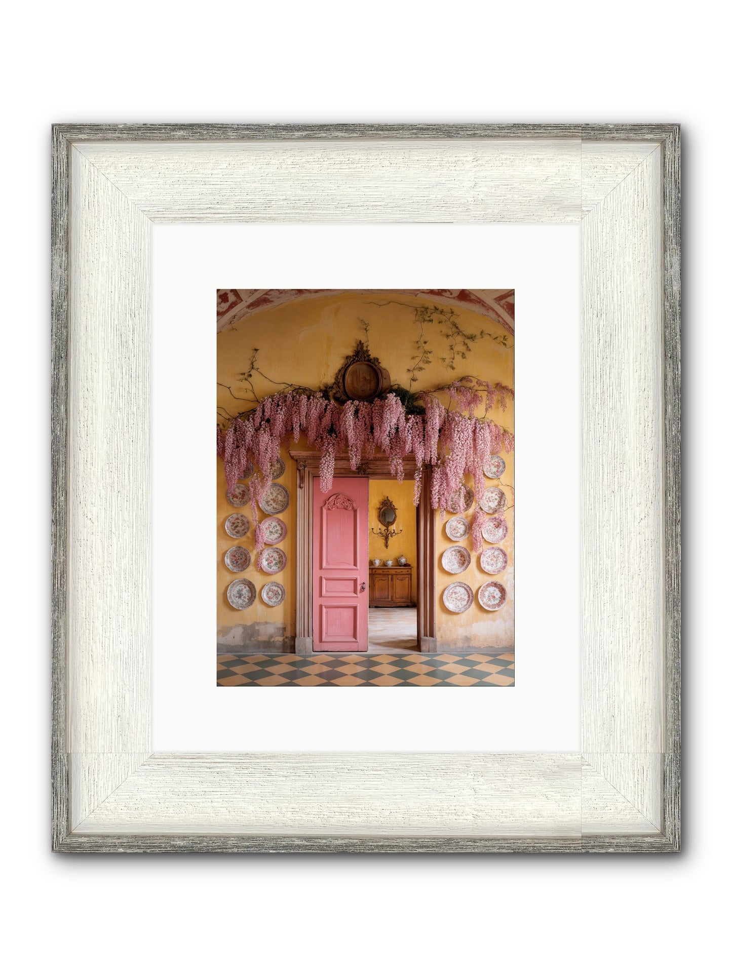 Tangle Of Sweet Rebellion Framed Print - Driftwood White 9x12