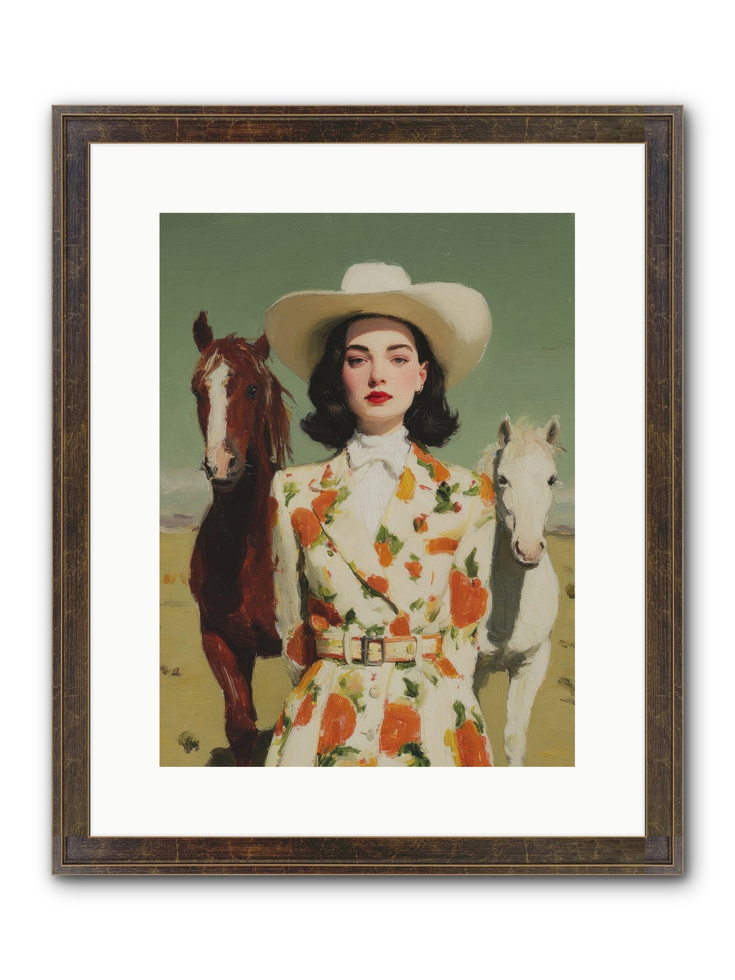 Tangled In The Timeless Framed Print - Slimwoods Black/Gold 12x16
