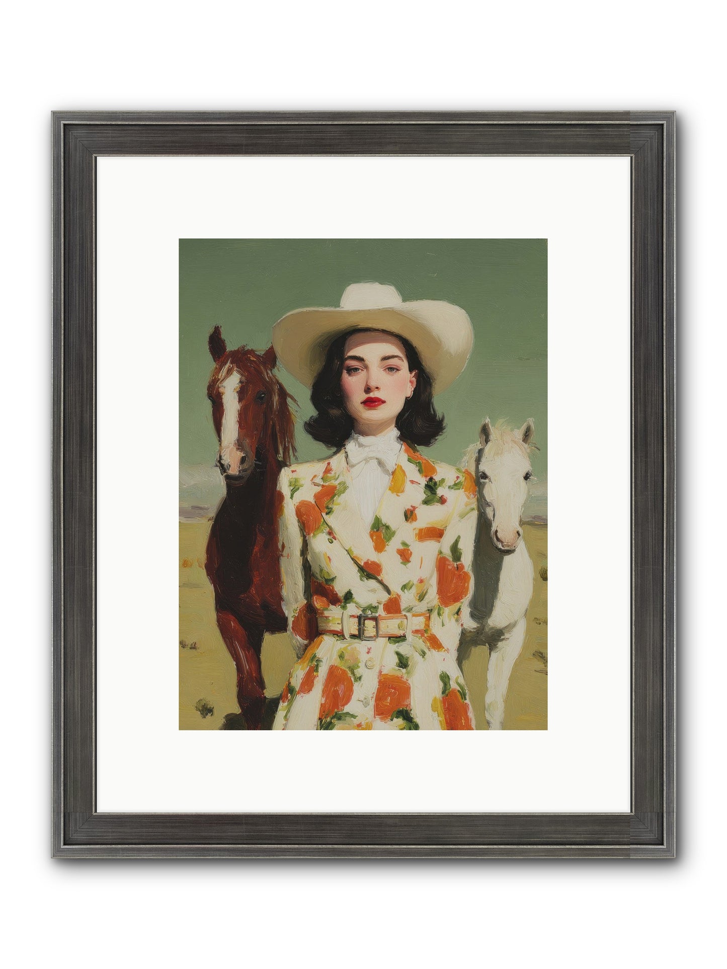 Tangled In The Timeless Framed Print - Slimwoods Black/Silver 9x12