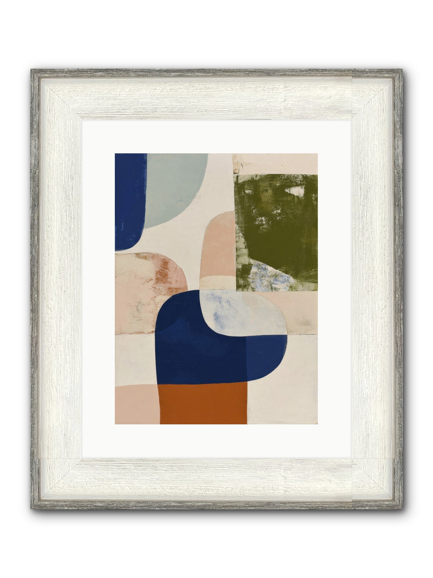 Tarnished Gale Framed Print - Driftwood White 12x16