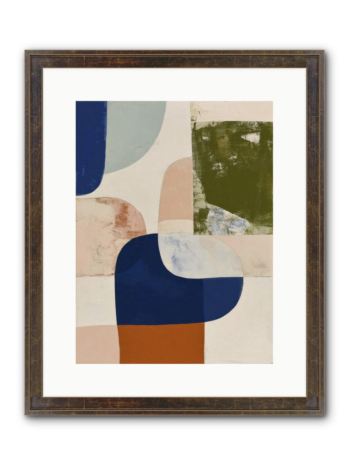 Tarnished Gale Framed Print - Slimwoods Black/Gold 12x16