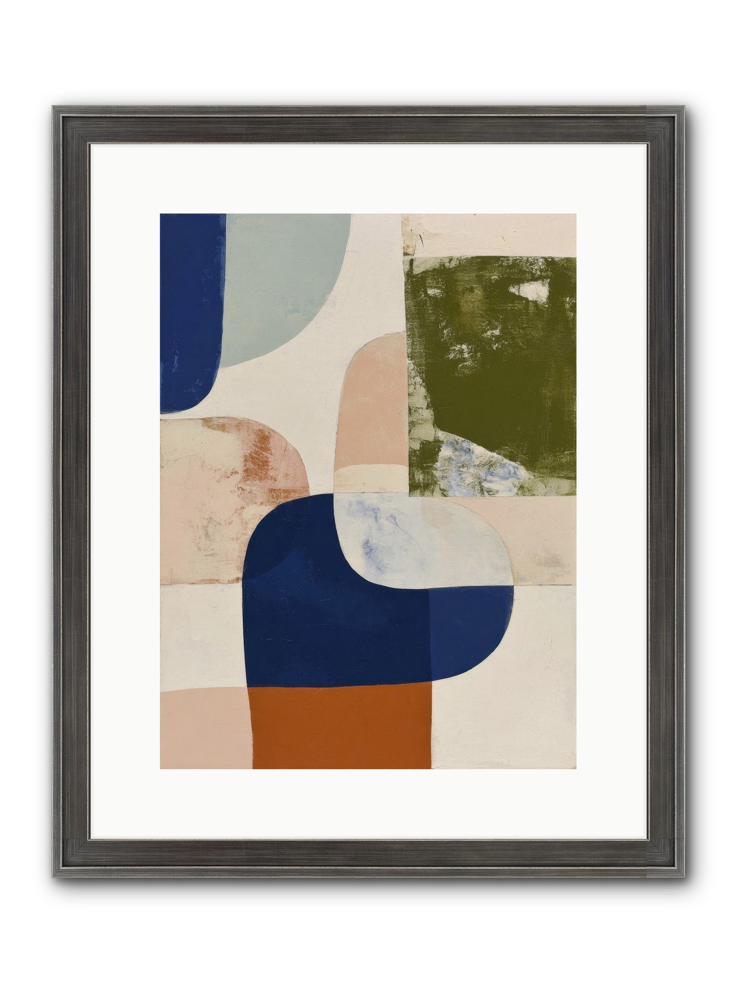 Tarnished Gale Framed Print - Slimwoods Black/Silver 12x16
