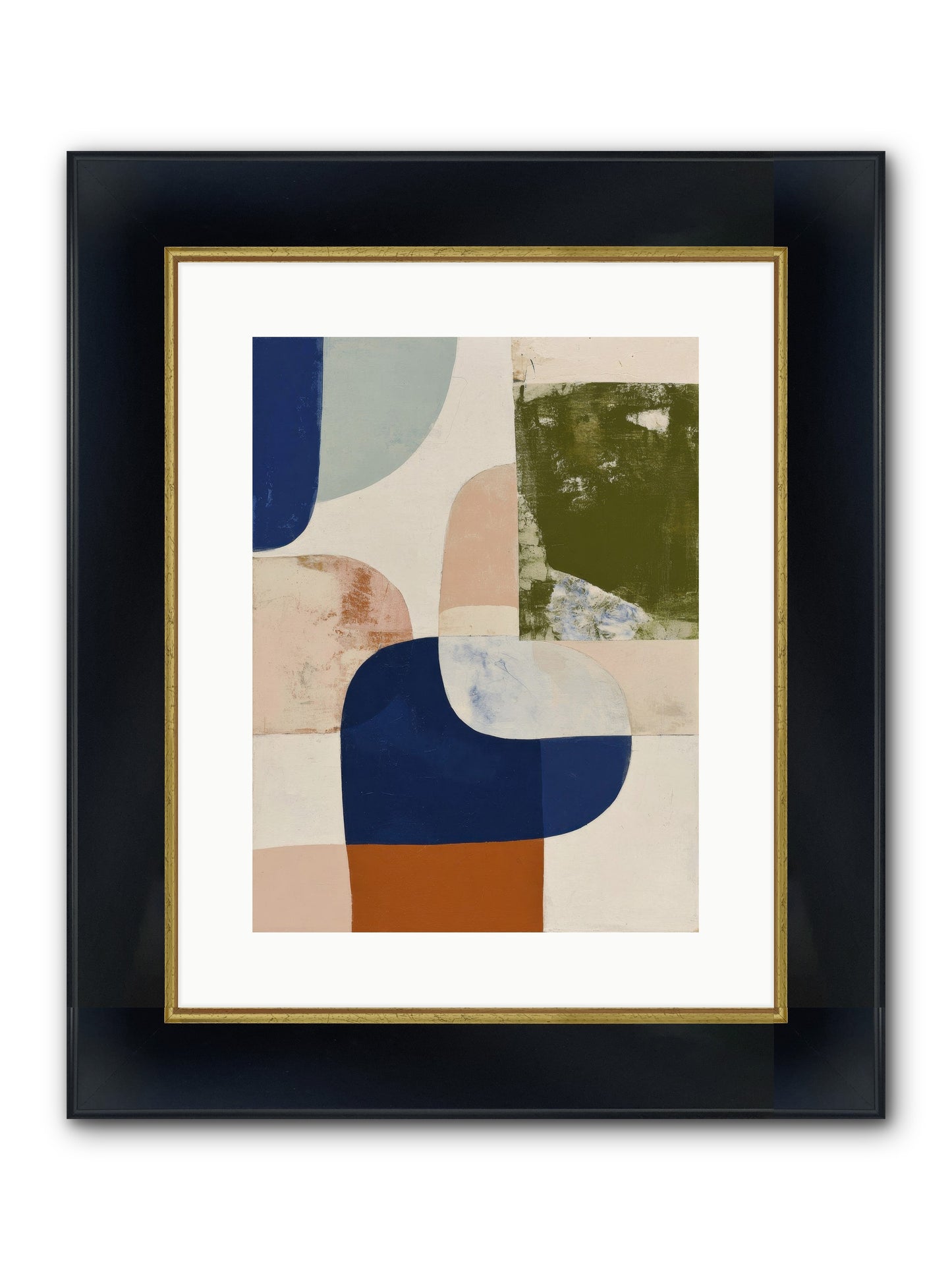 Tarnished Gale Framed Print - Wide Black w/Gold 12x16