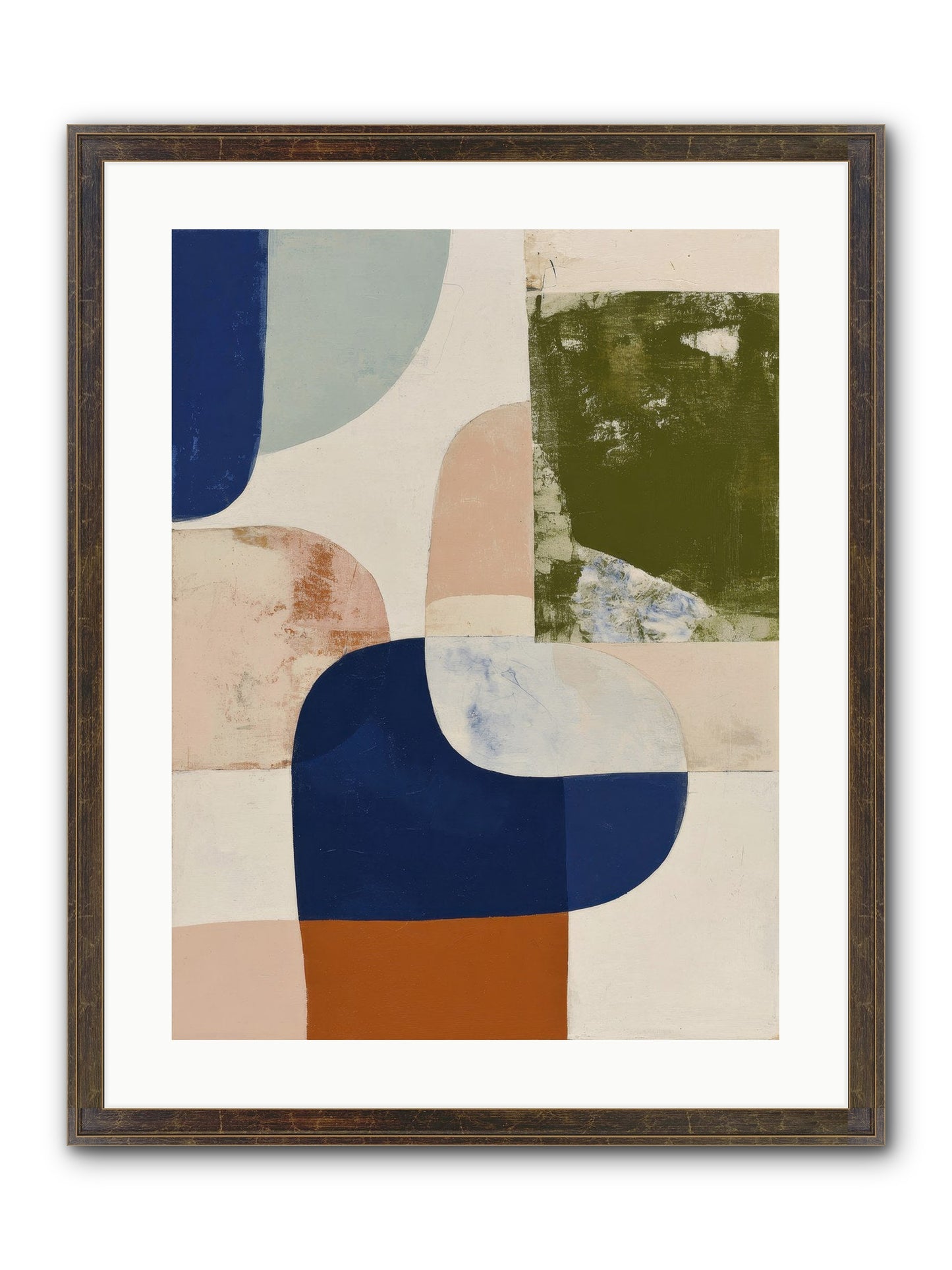 Tarnished Gale Framed Print - Slimwoods Black/Gold 18x24
