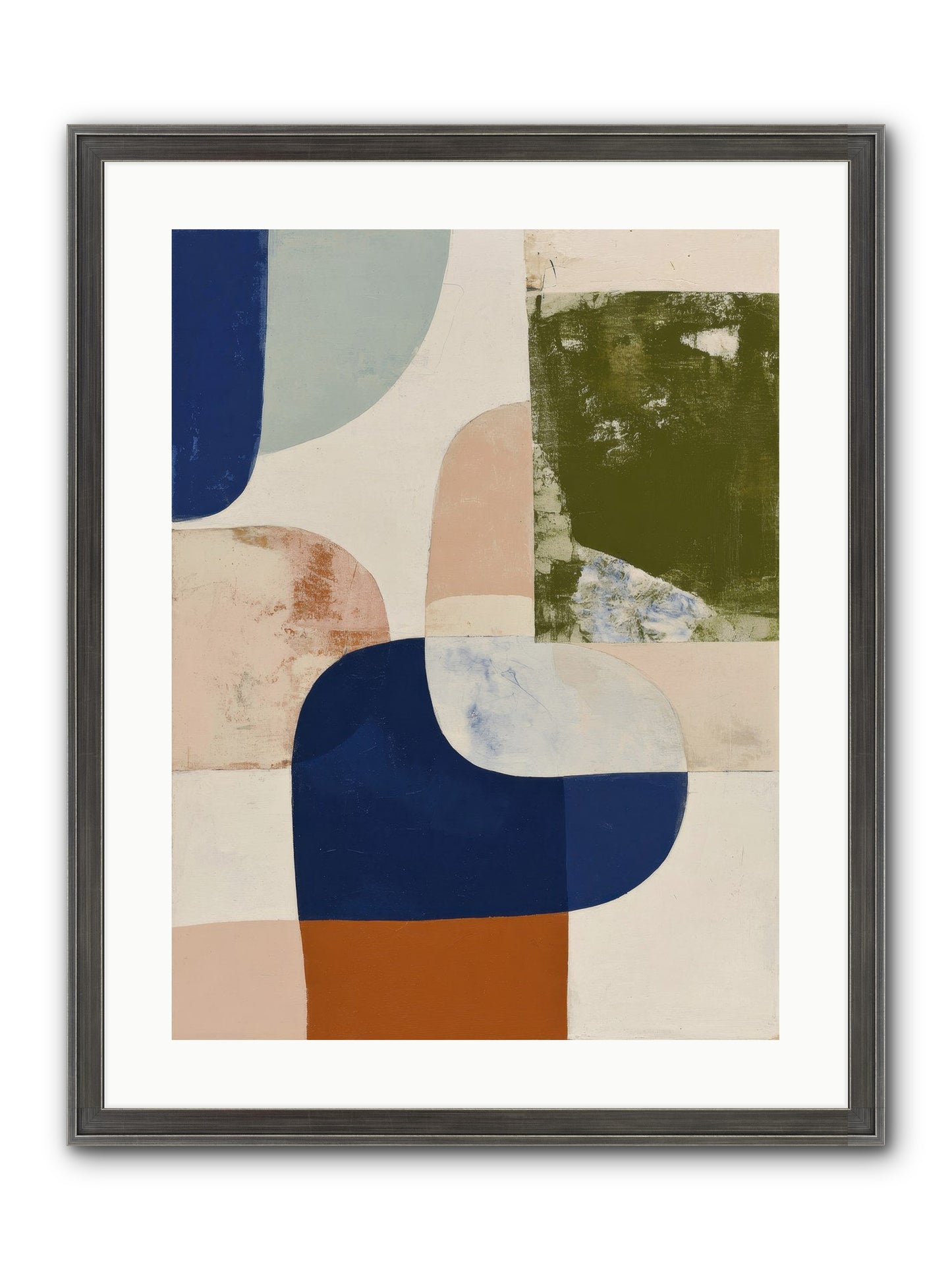 Tarnished Gale Framed Print - Slimwoods Black/Silver 18x24