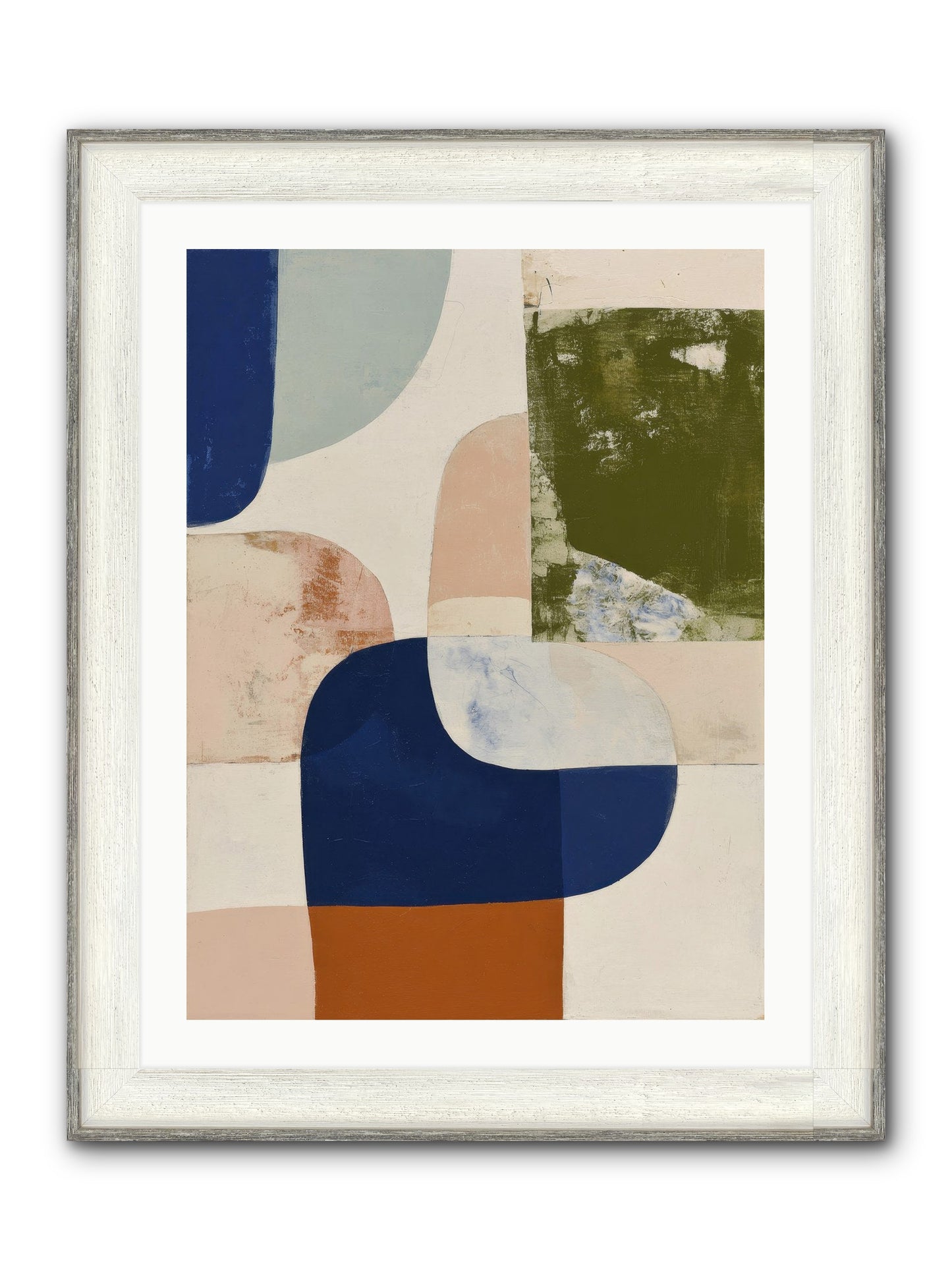 Tarnished Gale Framed Print - Driftwood White 24x32