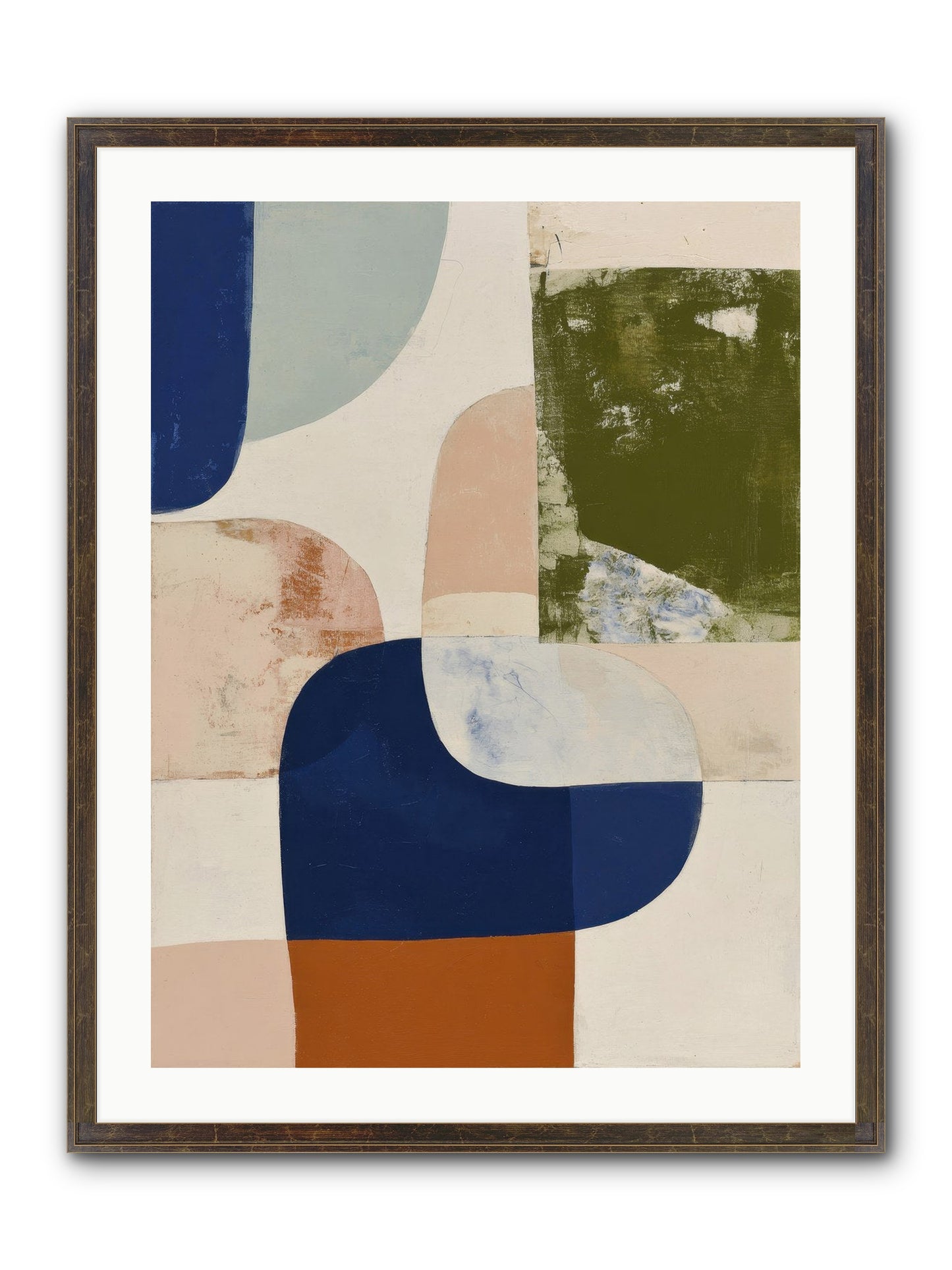 Tarnished Gale Framed Print - Slimwoods Black/Gold 24x32