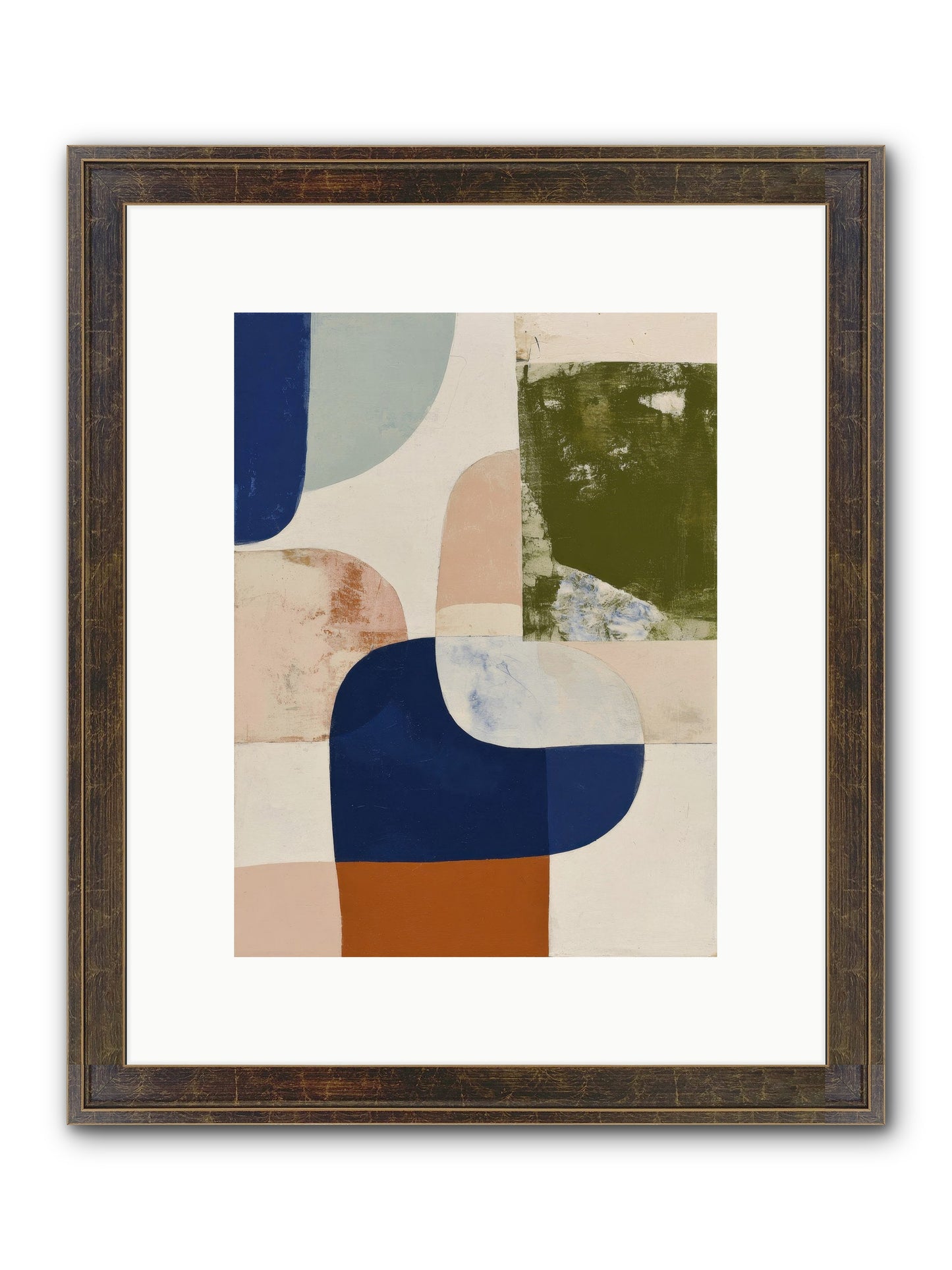 Tarnished Gale Framed Print - Slimwoods Black/Gold 9x12