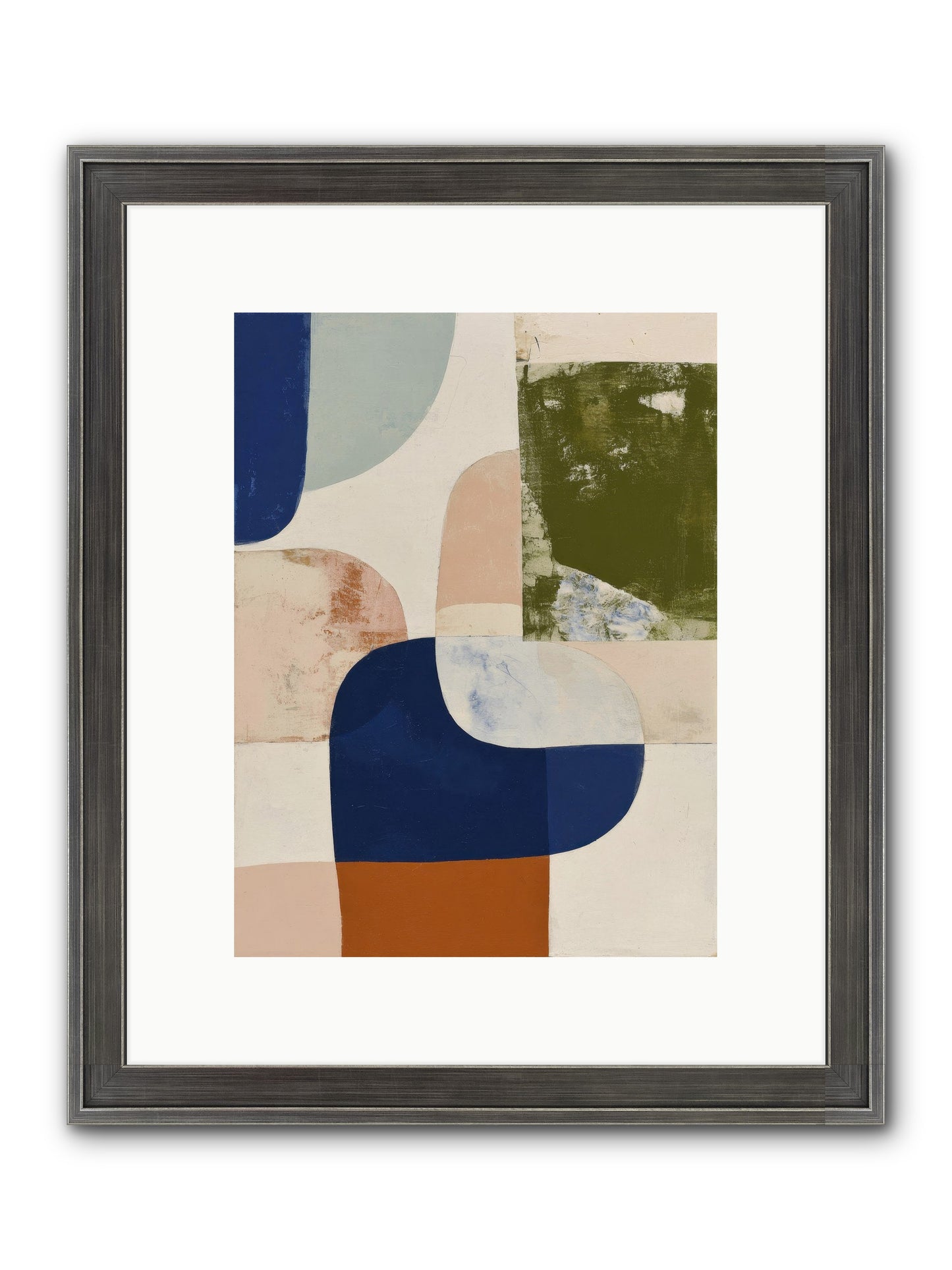 Tarnished Gale Framed Print - Slimwoods Black/Silver 9x12