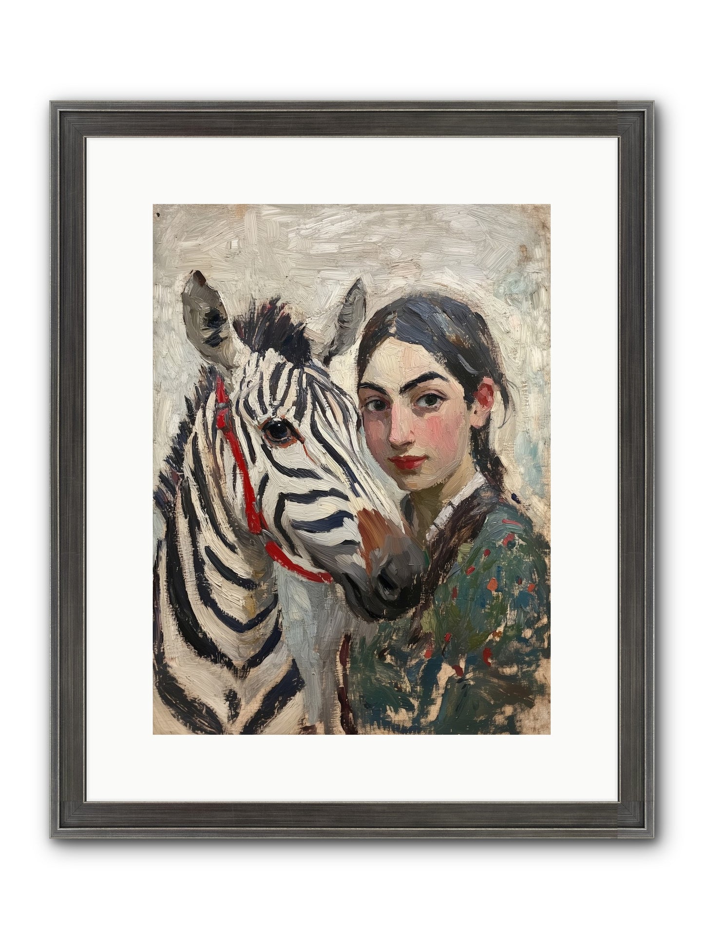 Teacake Tuesday Framed Print - Slimwoods Black/Silver 12x16