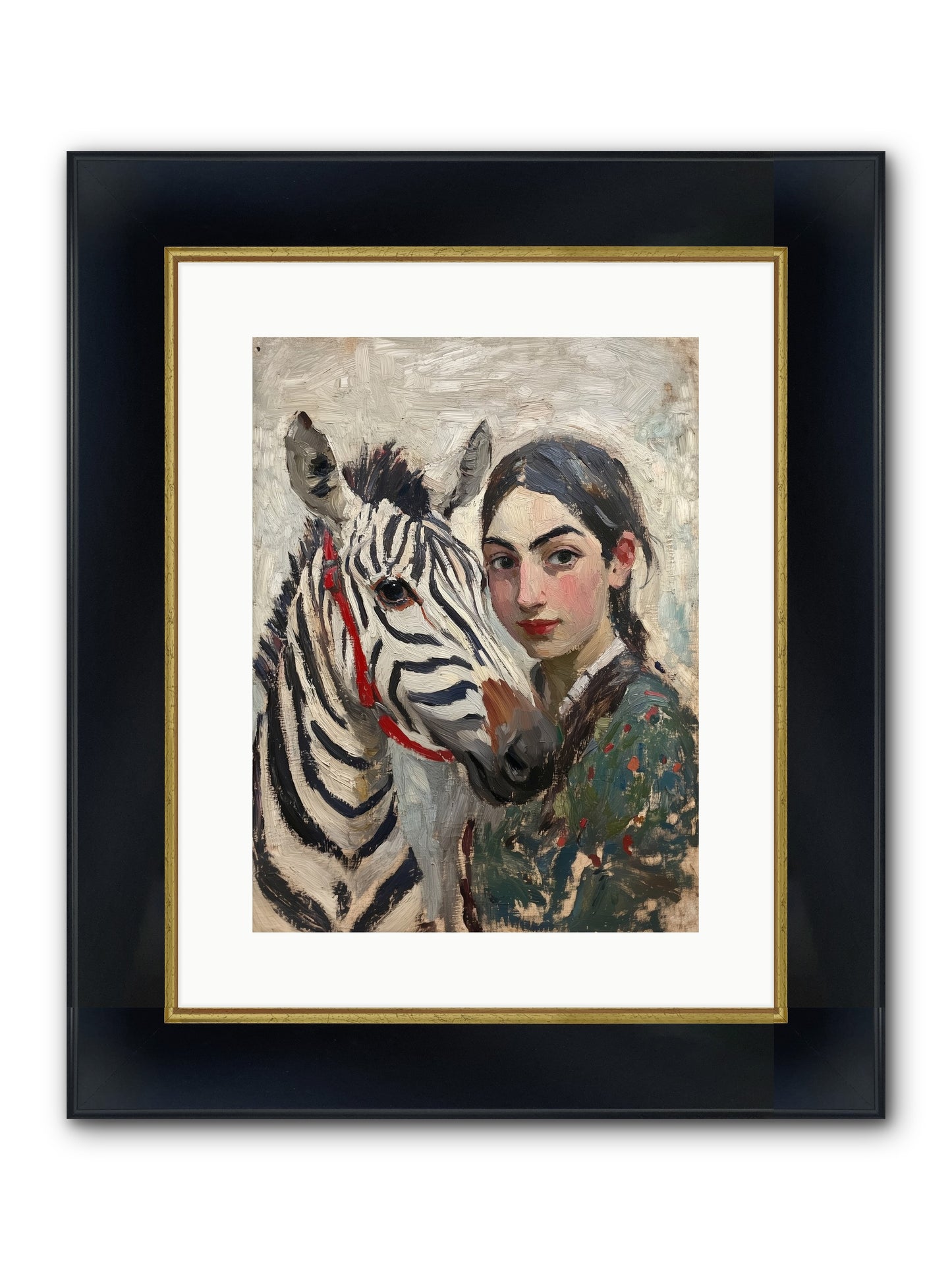 Teacake Tuesday Framed Print - Wide Black w/Gold 12x16