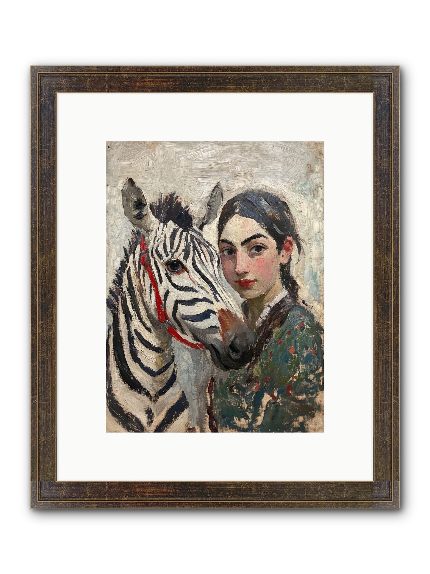 Teacake Tuesday Framed Print - Slimwoods Black/Gold 9x12