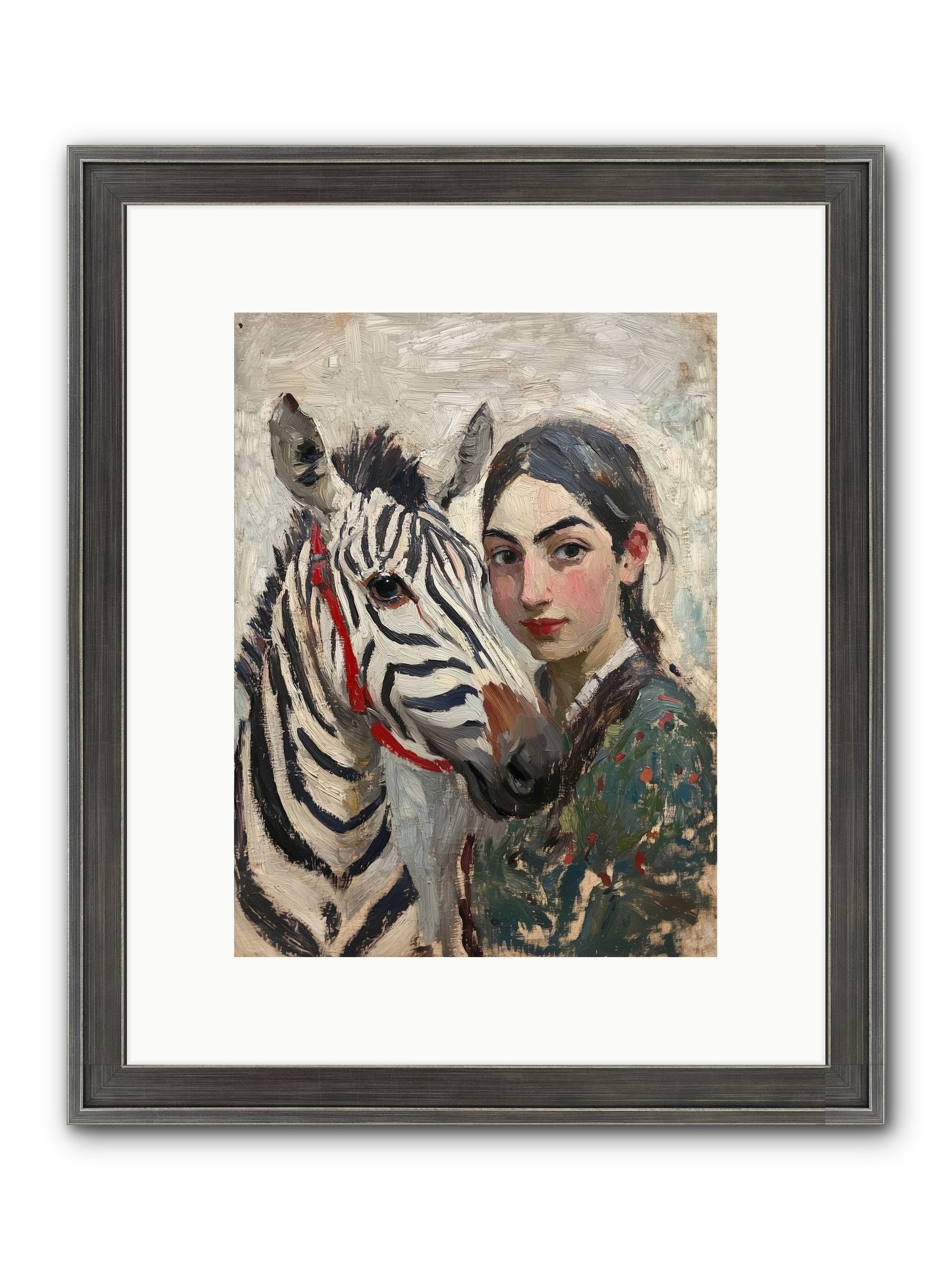 Teacake Tuesday Framed Print - Slimwoods Black/Silver 9x12