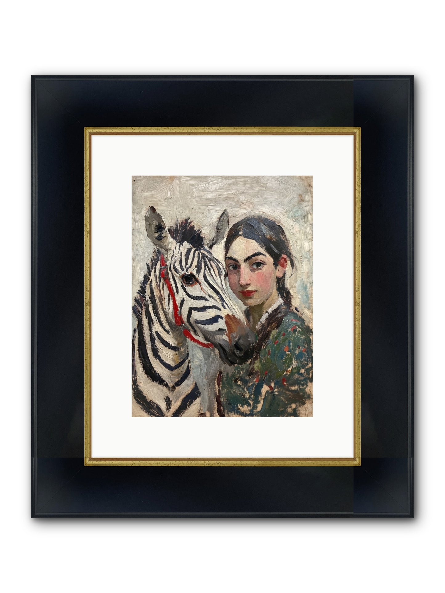 Teacake Tuesday Framed Print - Wide Black w/Gold 9x12
