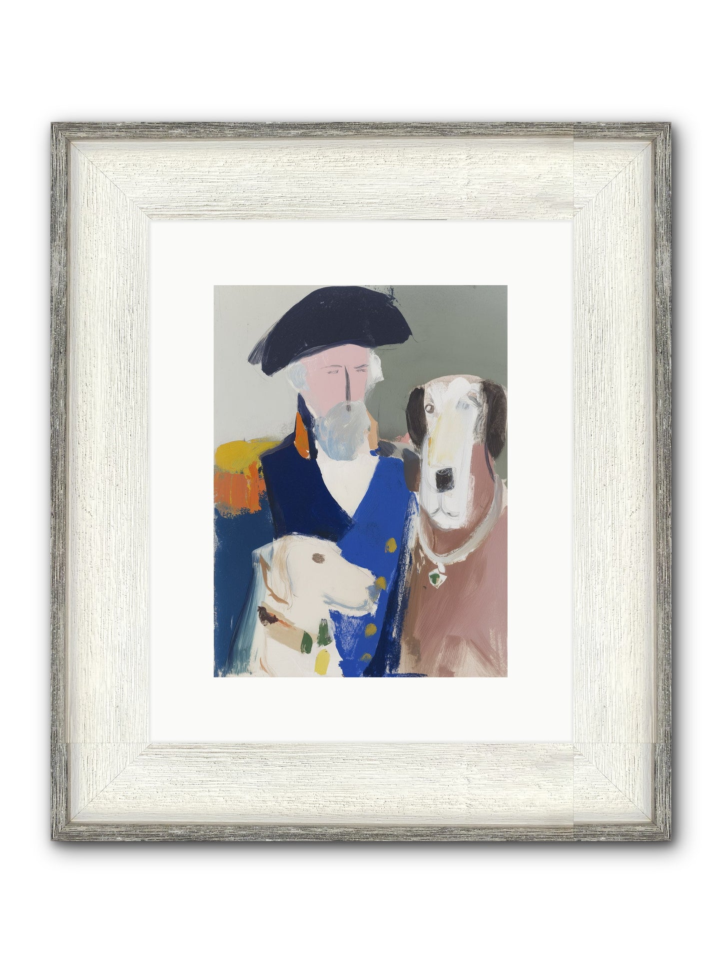 Tempest's Heart Framed Print - Driftwood White 9x12