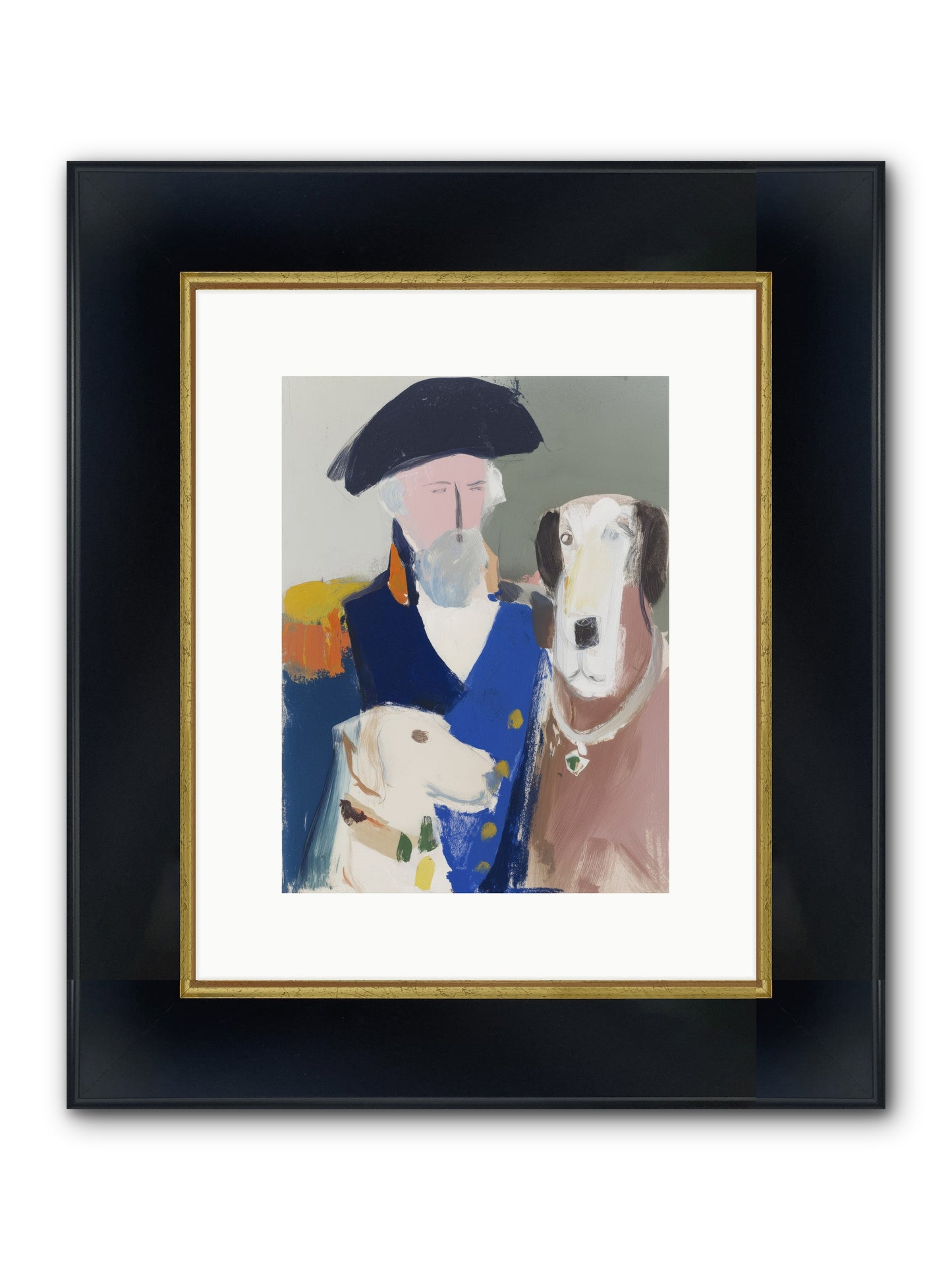 Tempest's Heart Framed Print - Wide Black w/Gold 9x12