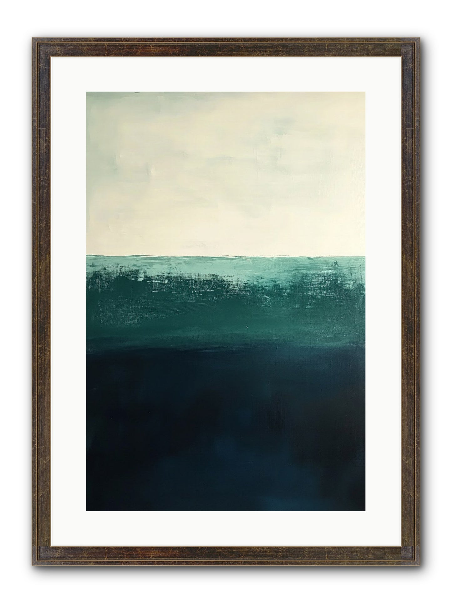 Tempest Travelogue Framed Print - Slimwoods Black/Gold 16x24