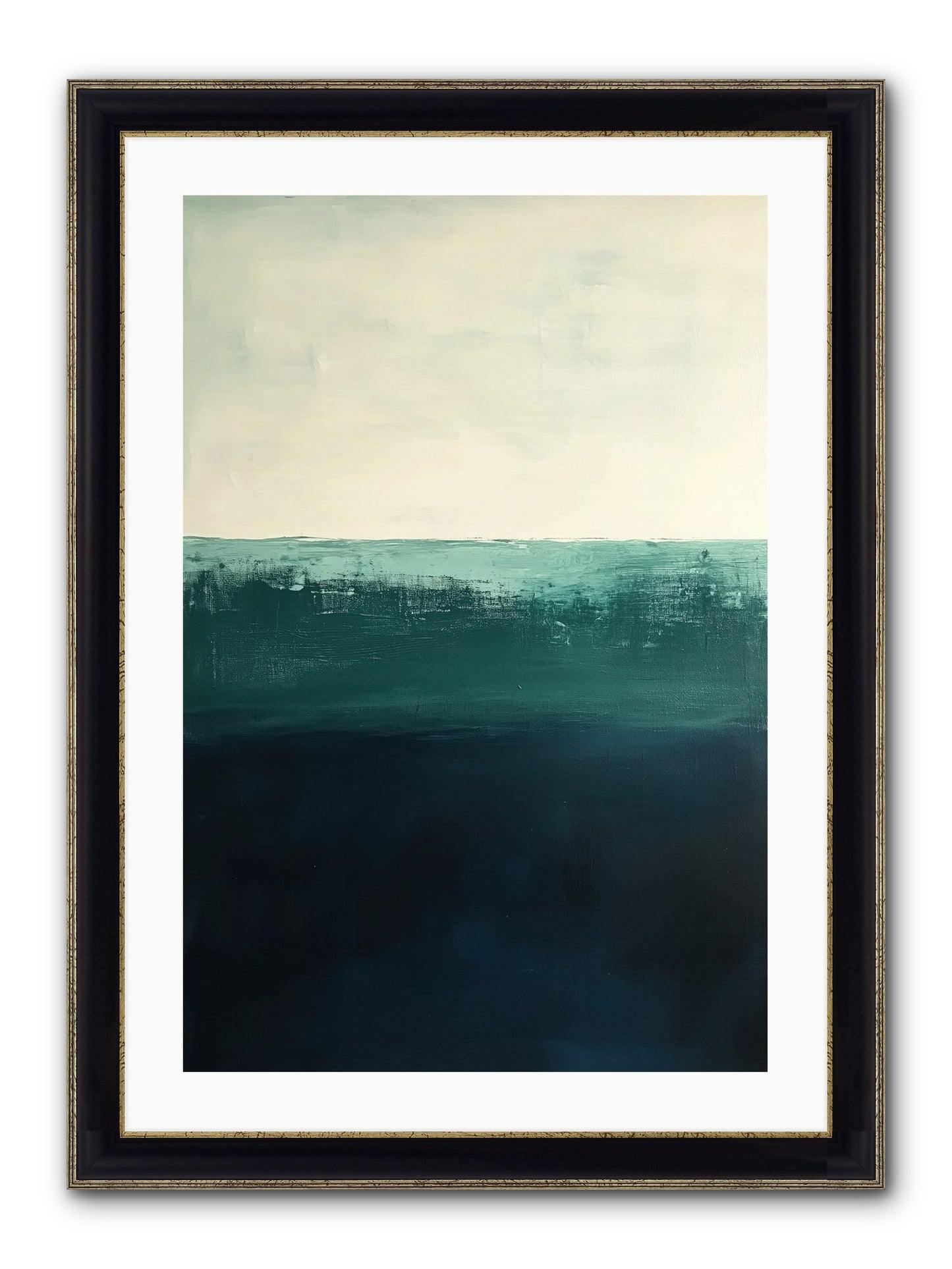 Tempest Travelogue Framed Print - Black & Gold 20x30
