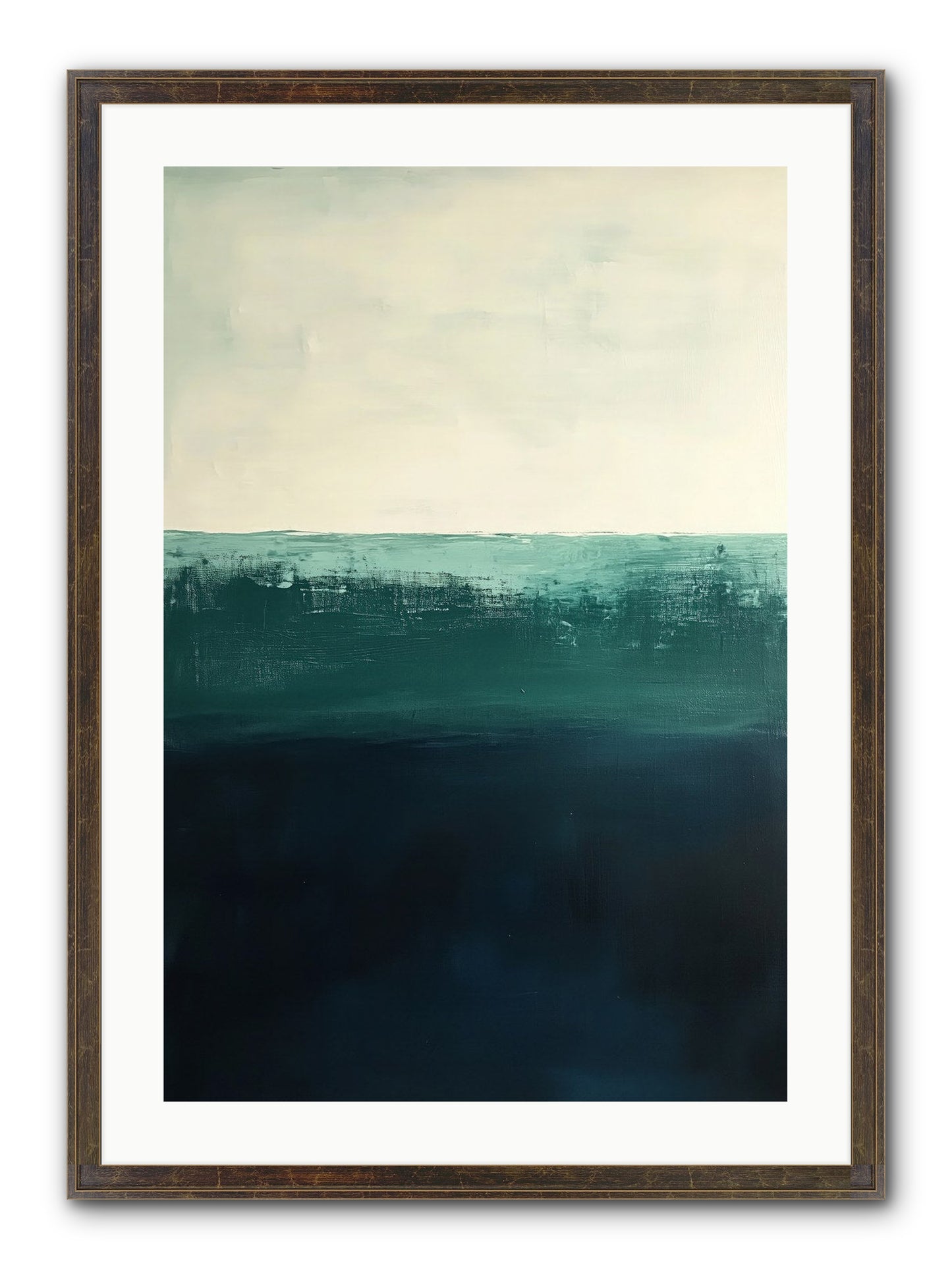 Tempest Travelogue Framed Print - Slimwoods Black/Gold 20x30