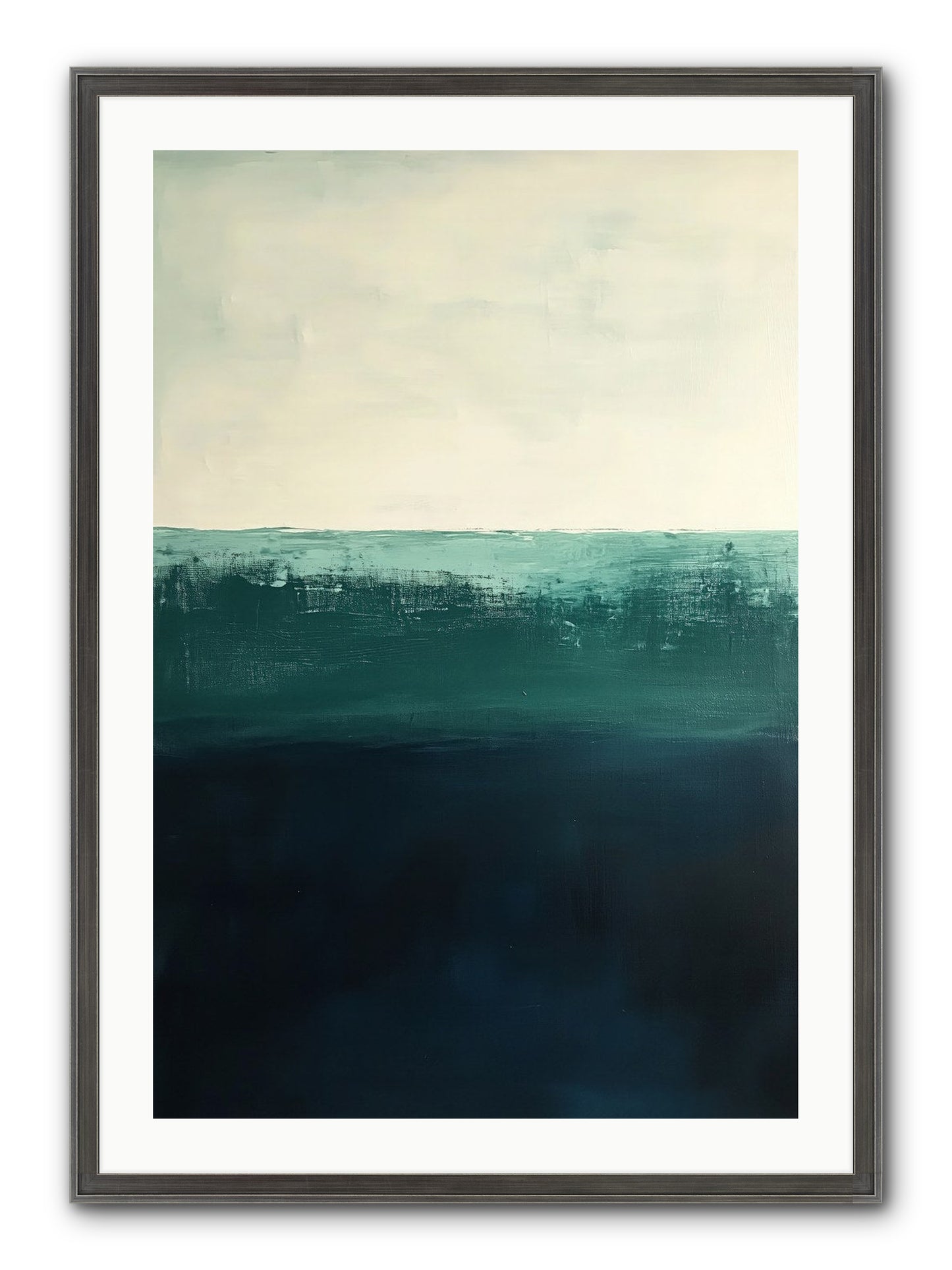 Tempest Travelogue Framed Print - Slimwoods Black/Silver 24x36