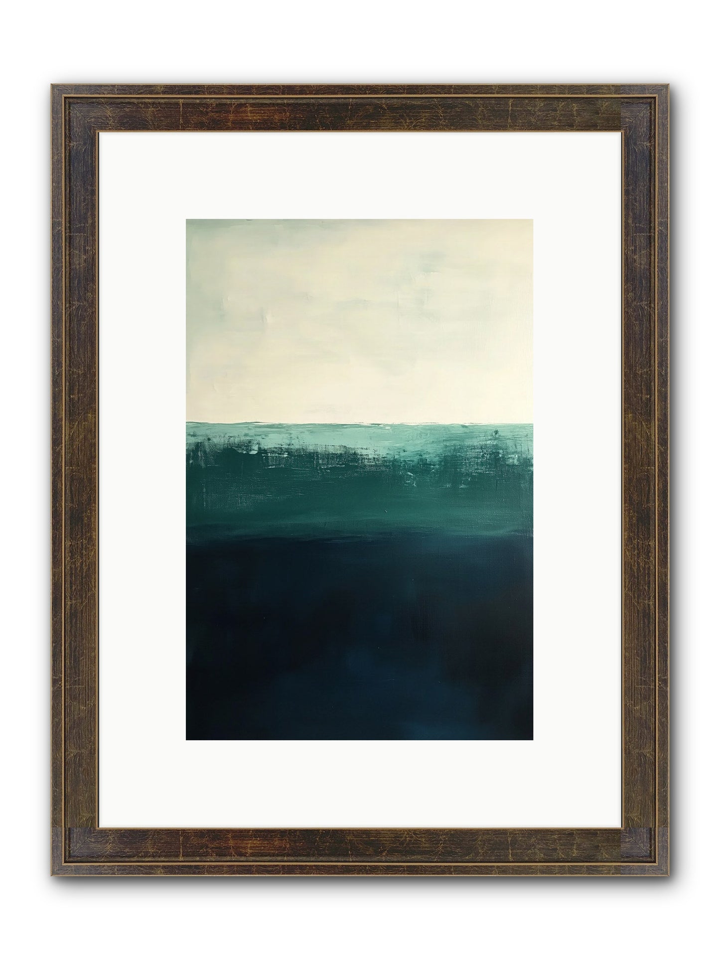 Tempest Travelogue Framed Print - Slimwoods Black/Gold 8x12