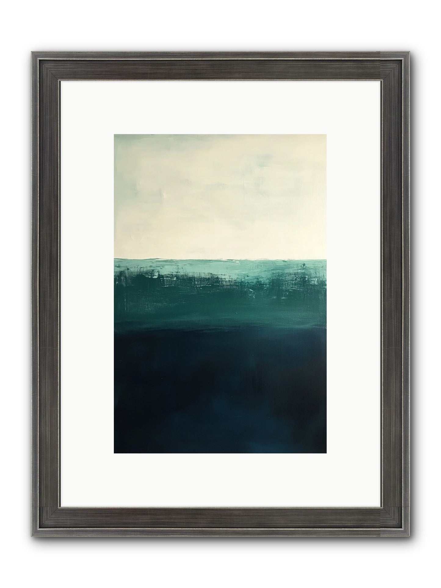 Tempest Travelogue Framed Print - Slimwoods Black/Silver 8x12