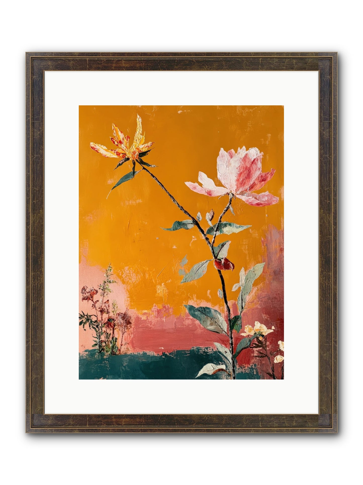 Tempest Willowbank Framed Print - Slimwoods Black/Gold 12x16