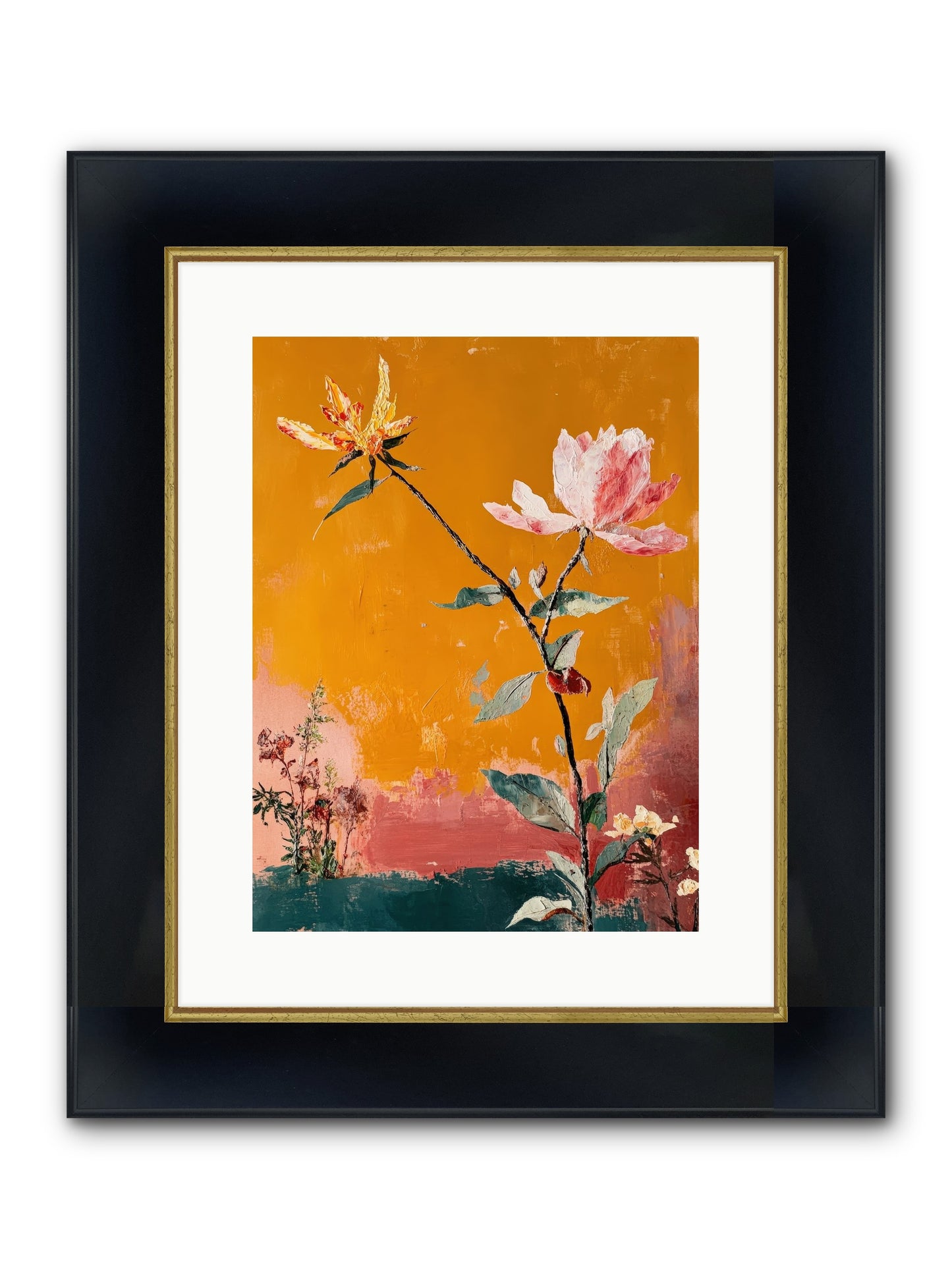 Tempest Willowbank Framed Print - Wide Black w/Gold 12x16