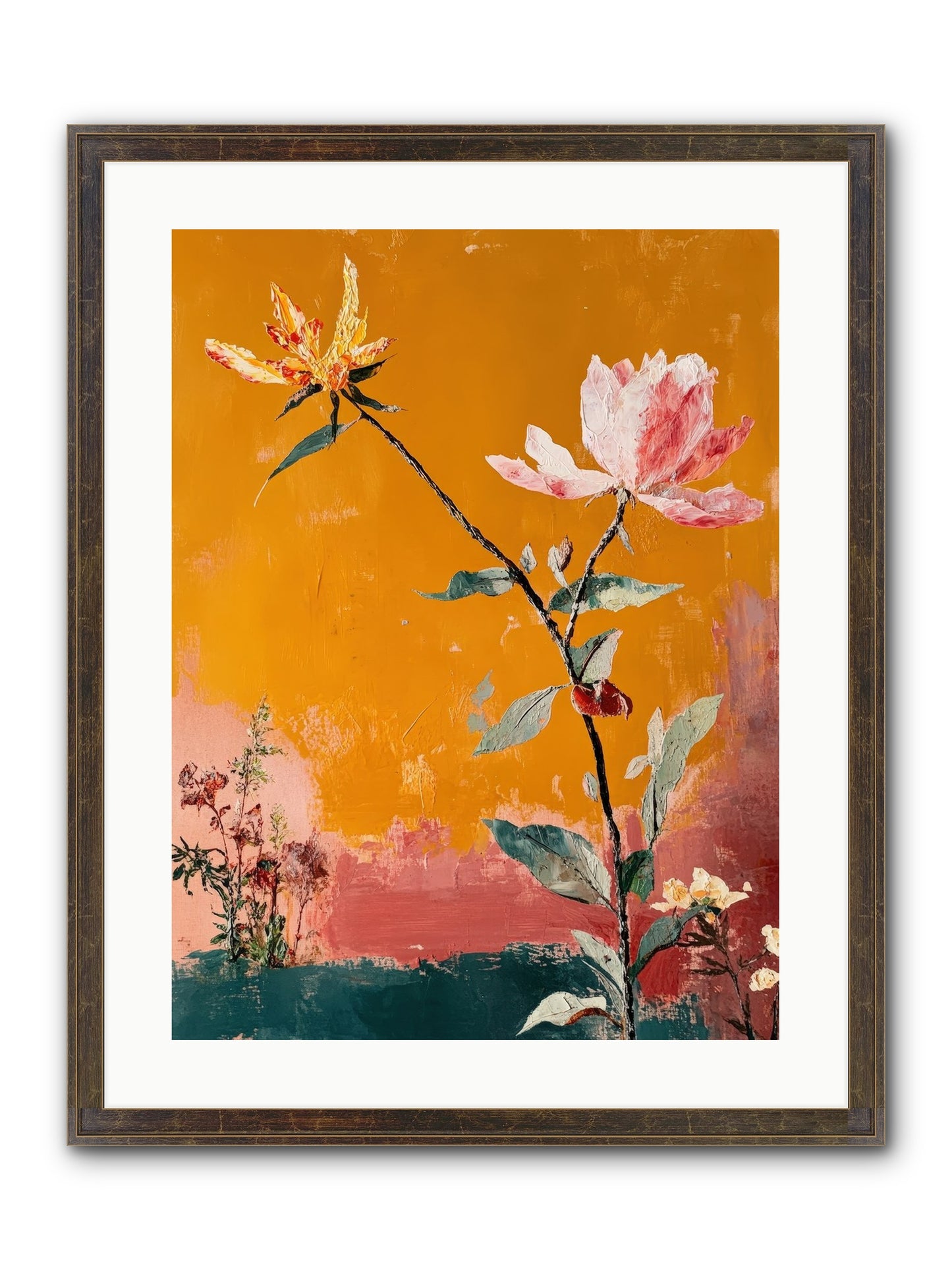 Tempest Willowbank Framed Print - Slimwoods Black/Gold 18x24