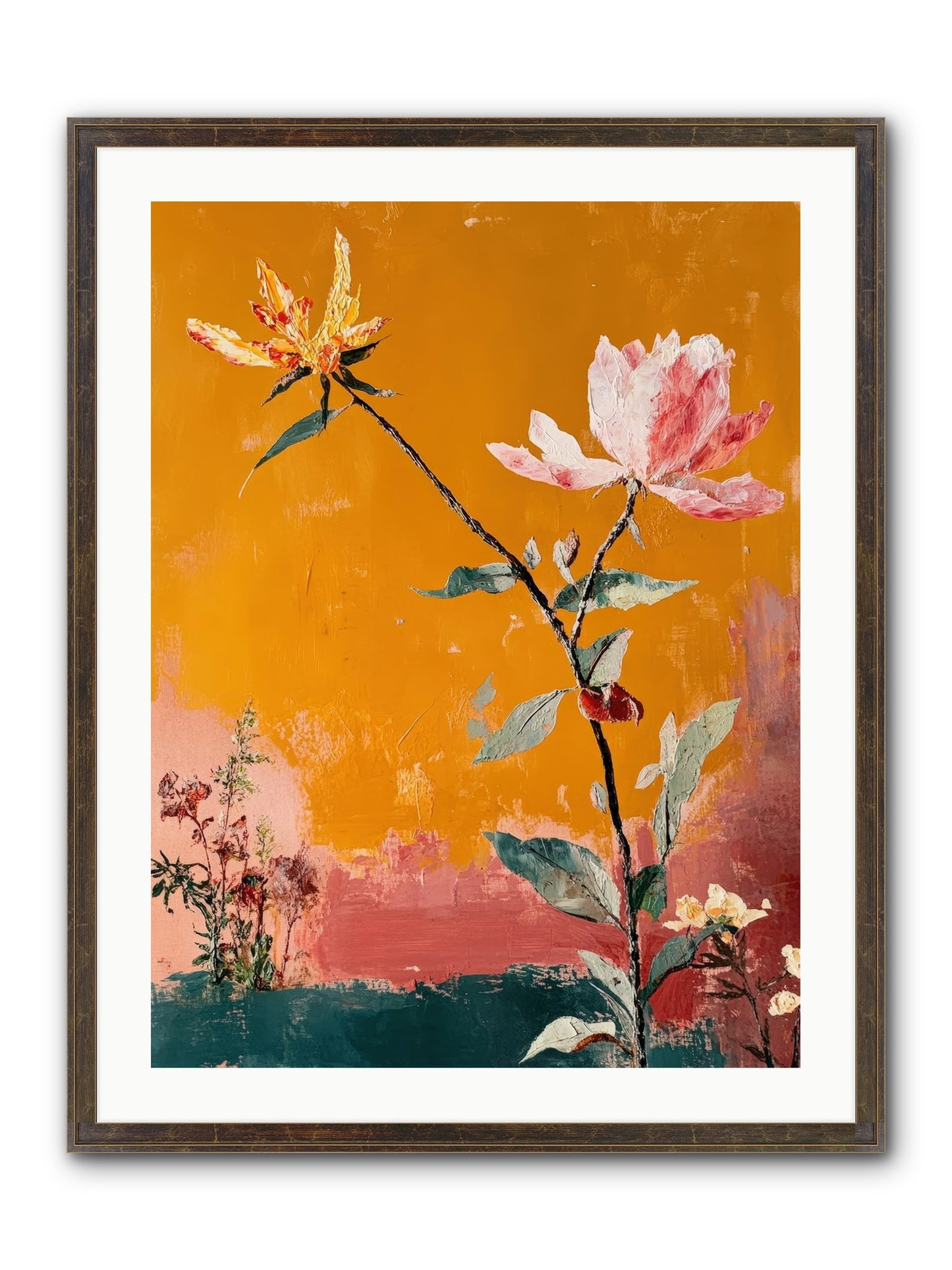 Tempest Willowbank Framed Print - Slimwoods Black/Gold 24x32