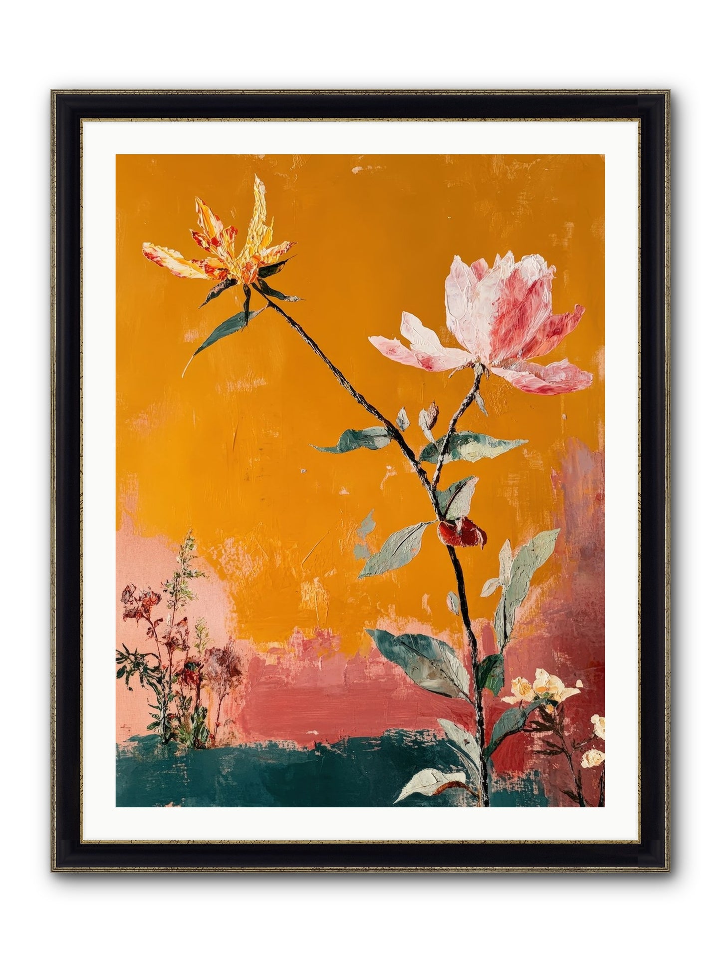 Tempest Willowbank Framed Print - Black & Gold 30x40