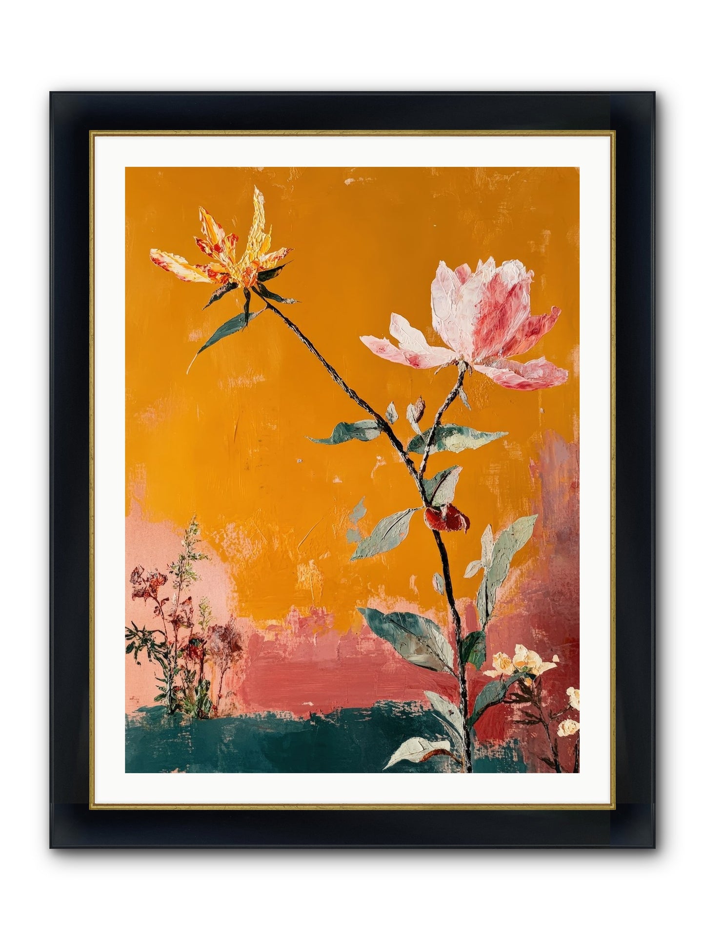 Tempest Willowbank Framed Print - Wide Black w/Gold 30x40