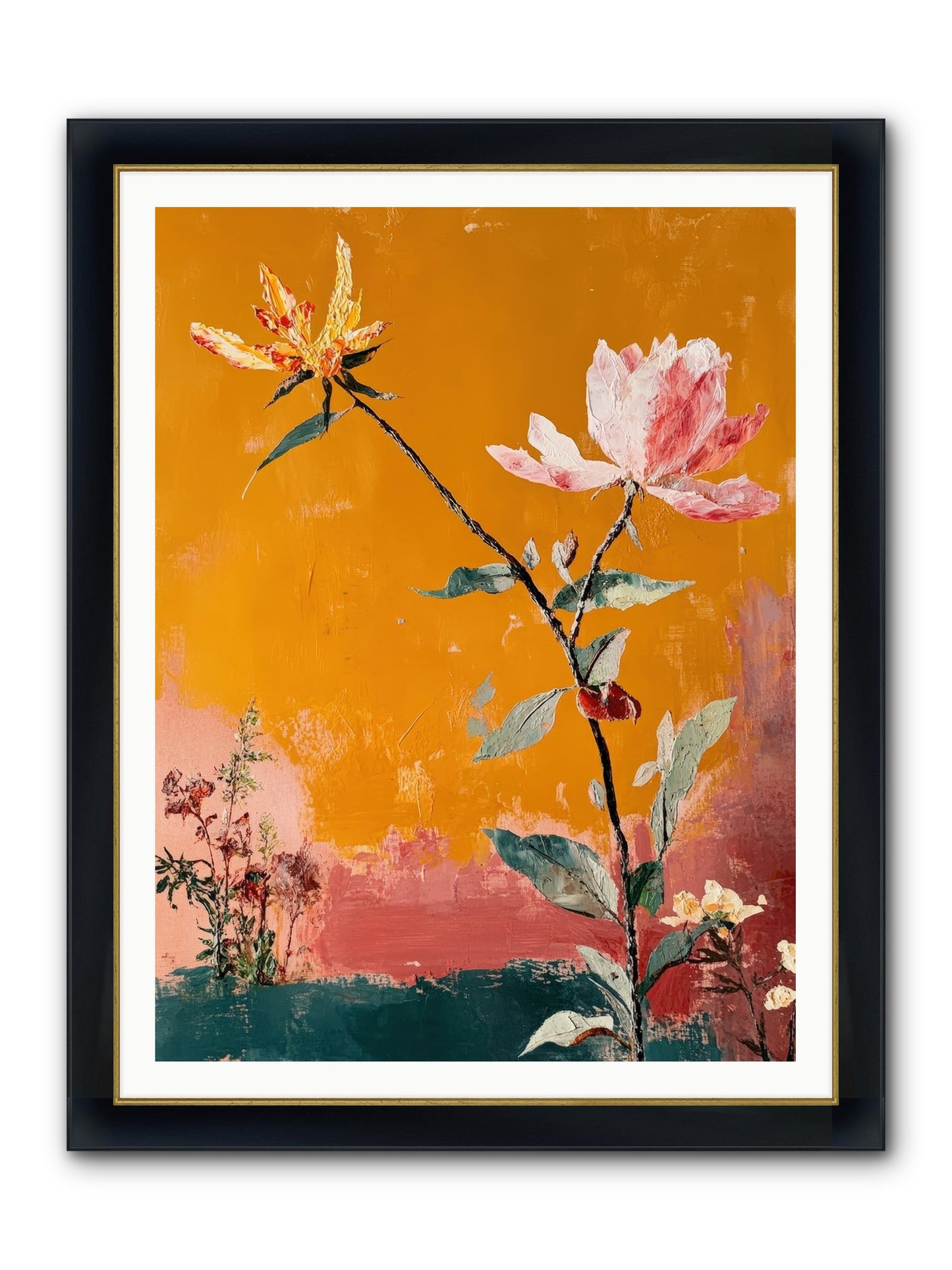 Tempest Willowbank Framed Print - Wide Black w/Gold 36x48