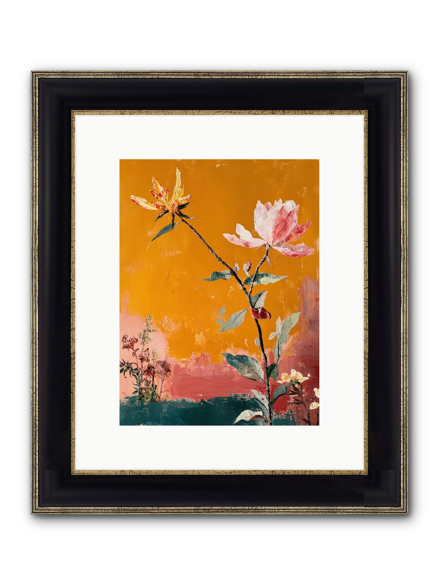 Tempest Willowbank Framed Print - Black & Gold 9x12