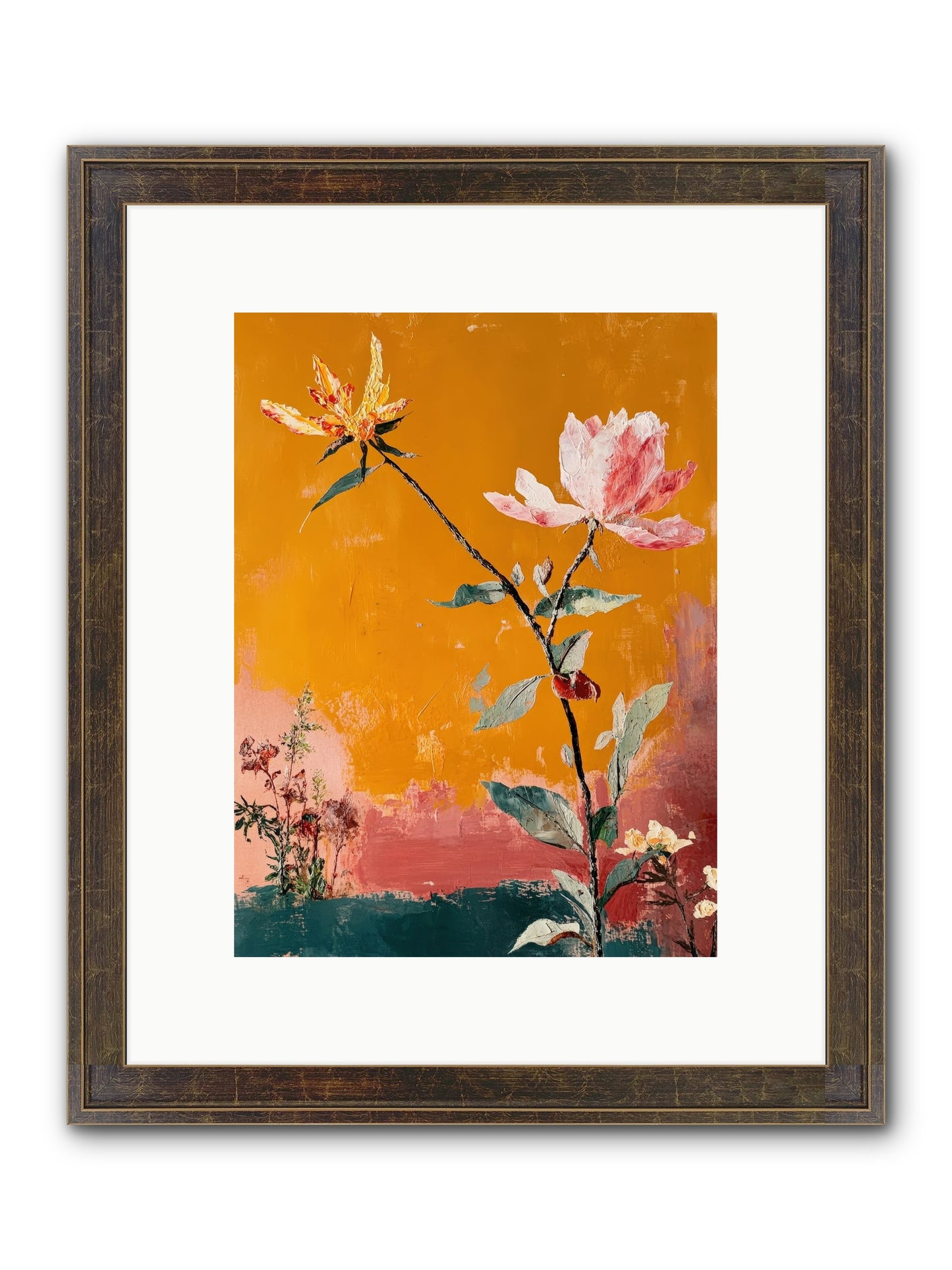 Tempest Willowbank Framed Print - Slimwoods Black/Gold 9x12