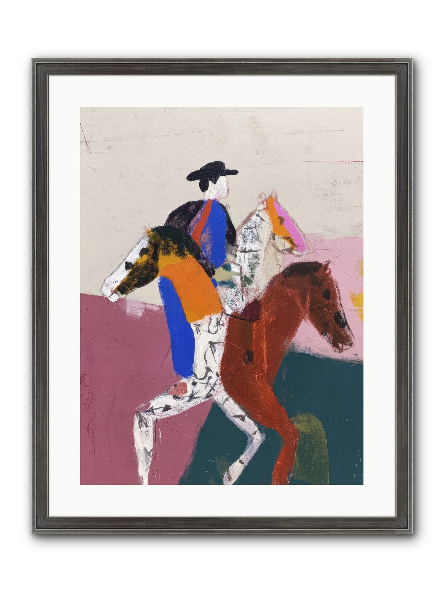 Temporal Shift Framed Print - Slimwoods Black/Silver 18x24