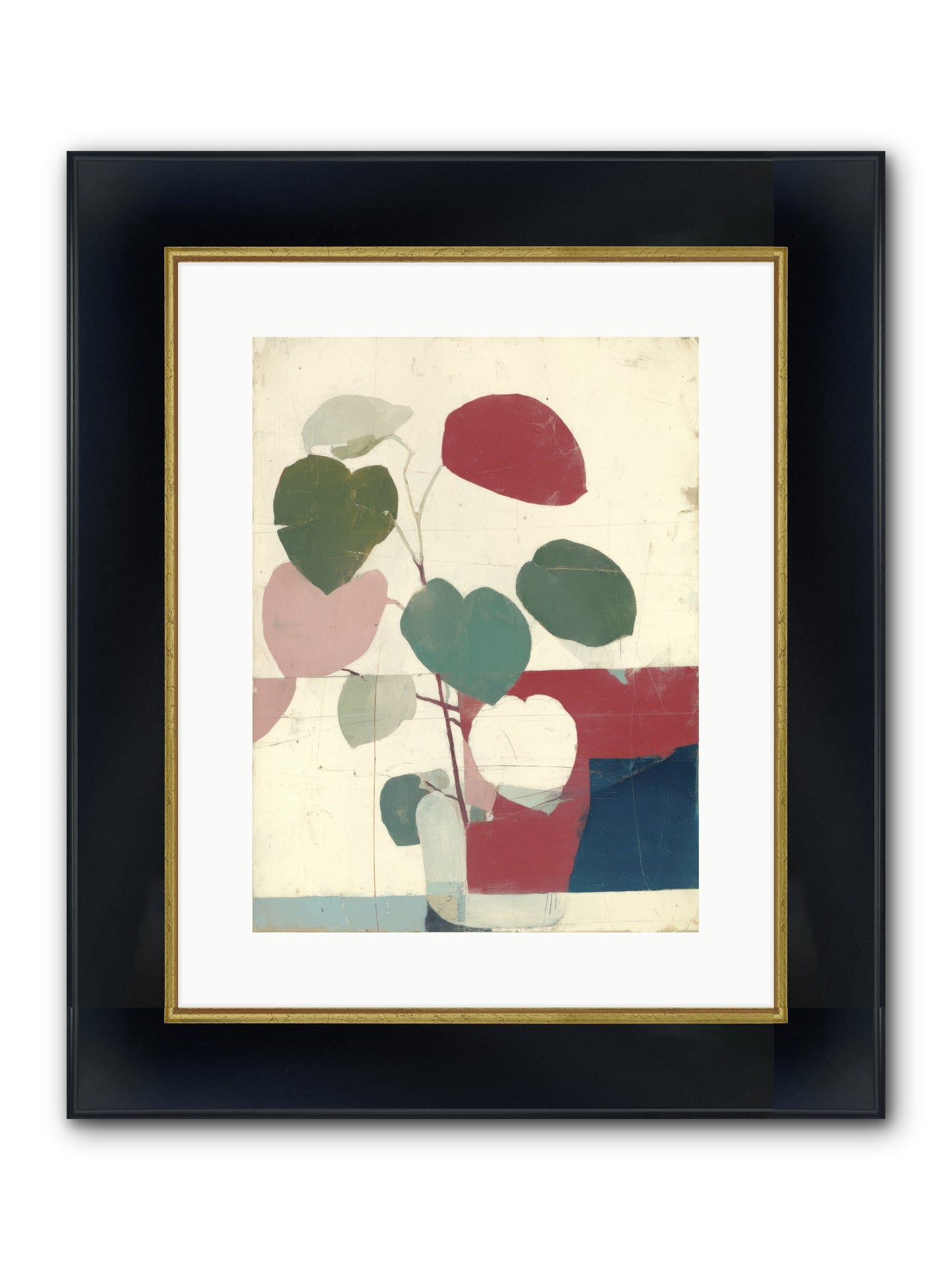 Tender Void Framed Print - Wide Black w/Gold 12x16