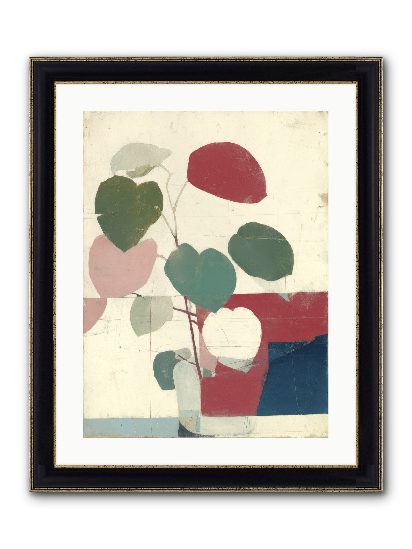 Tender Void Framed Print - Black & Gold 18x24