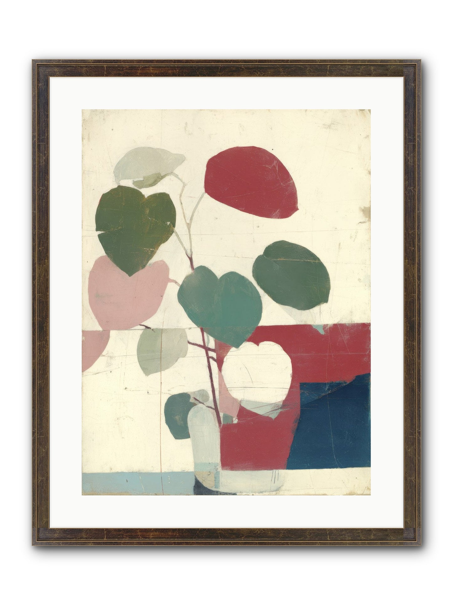 Tender Void Framed Print - Slimwoods Black/Gold 18x24