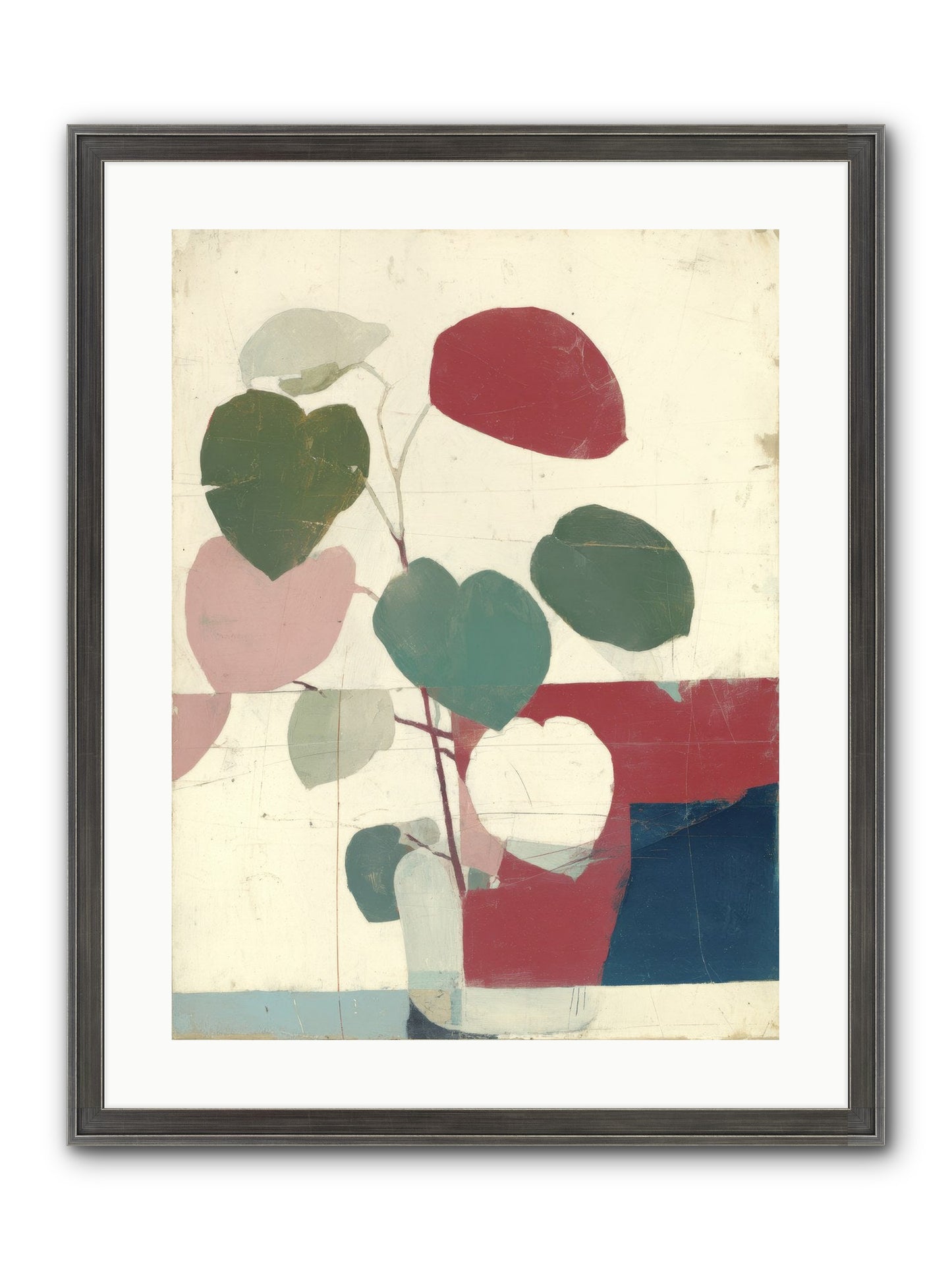 Tender Void Framed Print - Slimwoods Black/Silver 18x24