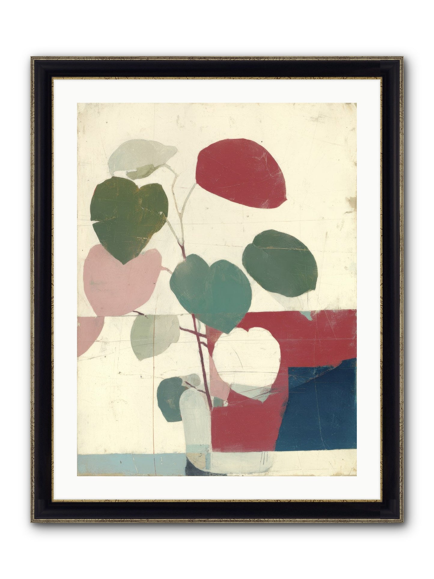 Tender Void Framed Print - Black & Gold 24x32