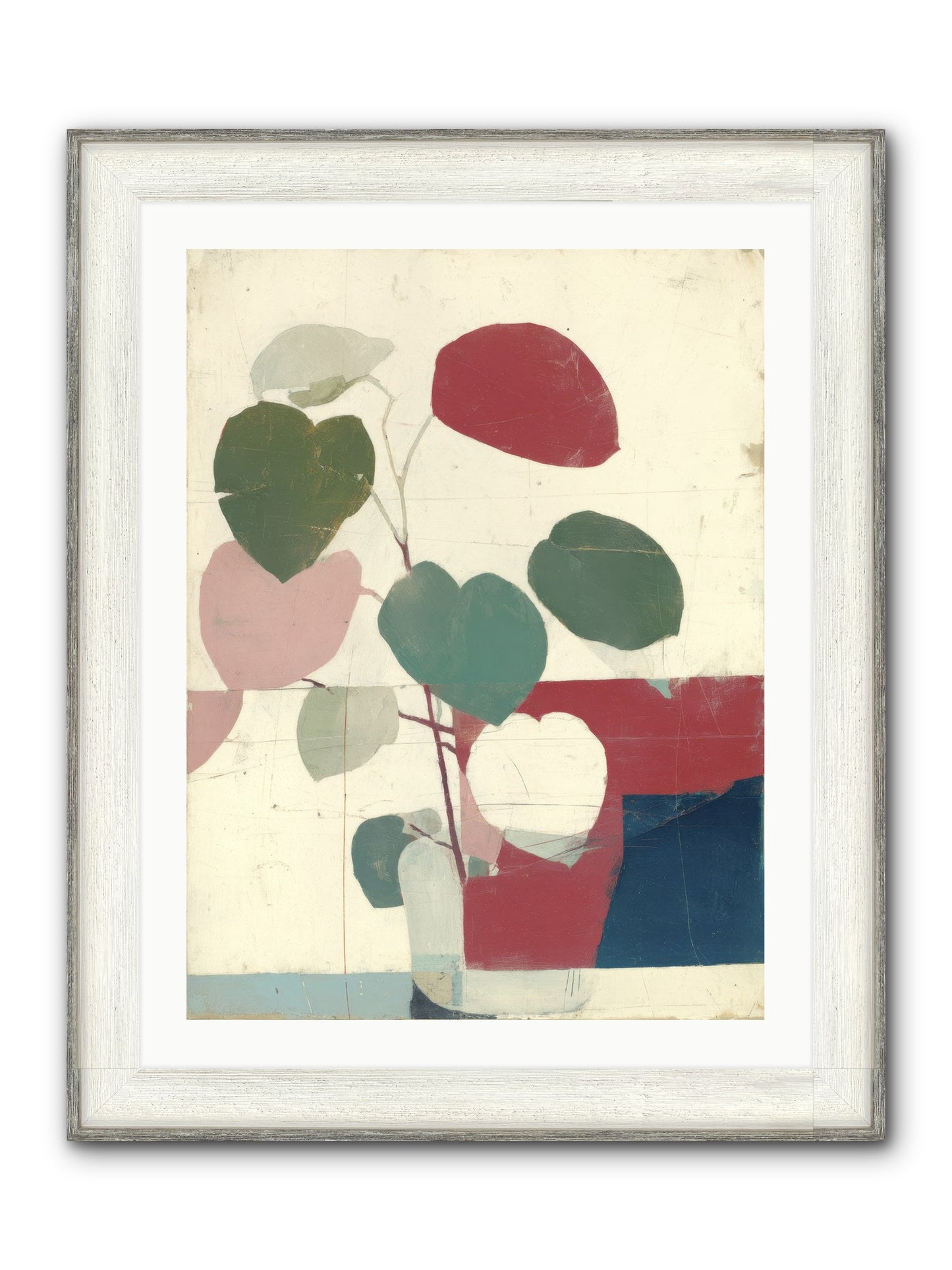 Tender Void Framed Print - Driftwood White 24x32