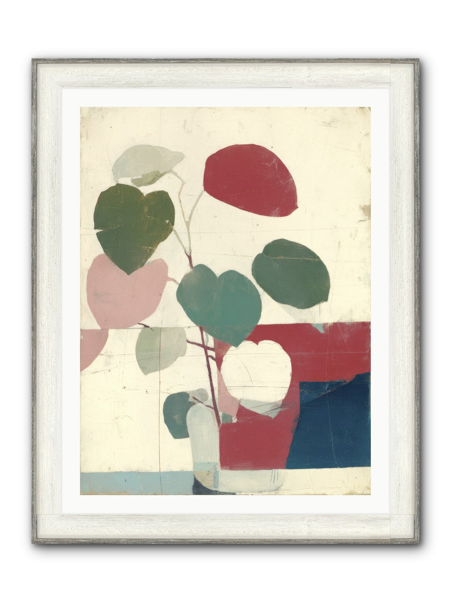 Tender Void Framed Print - Driftwood White 30x40