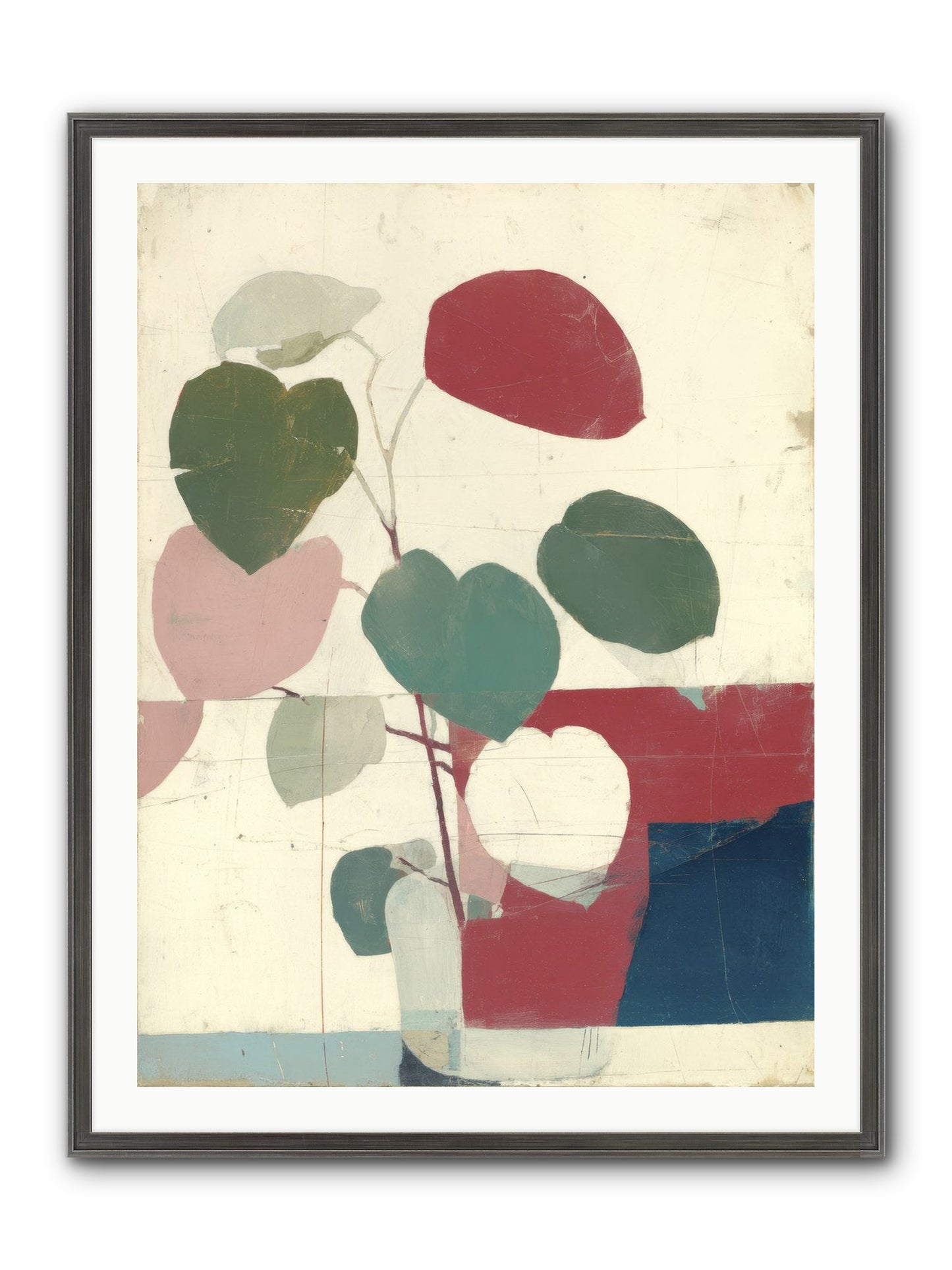 Tender Void Framed Print - Slimwoods Black/Silver 30x40