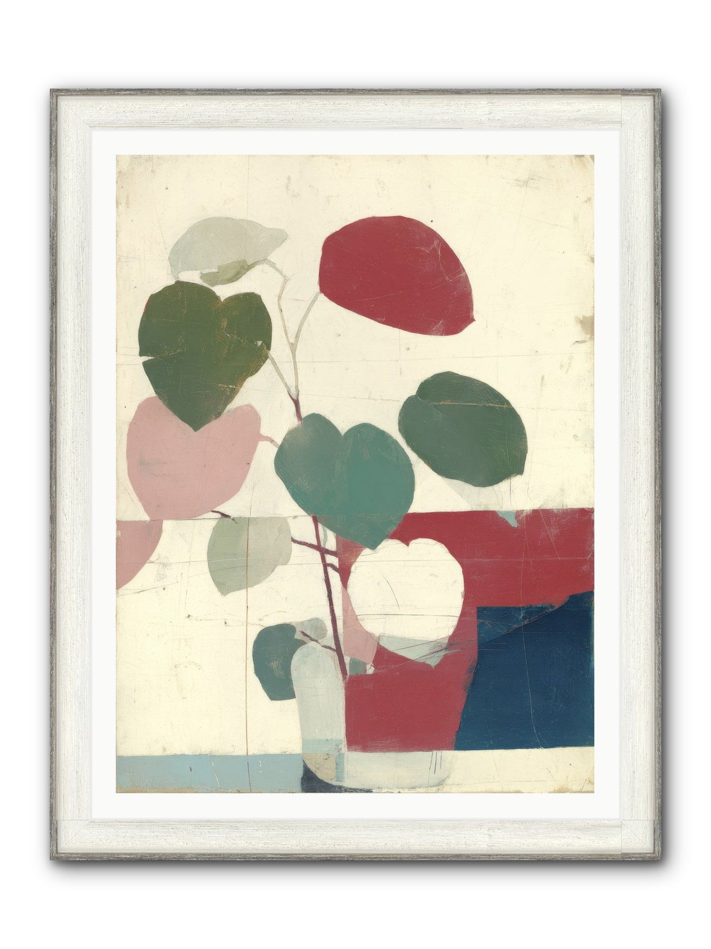 Tender Void Framed Print - Driftwood White 36x48