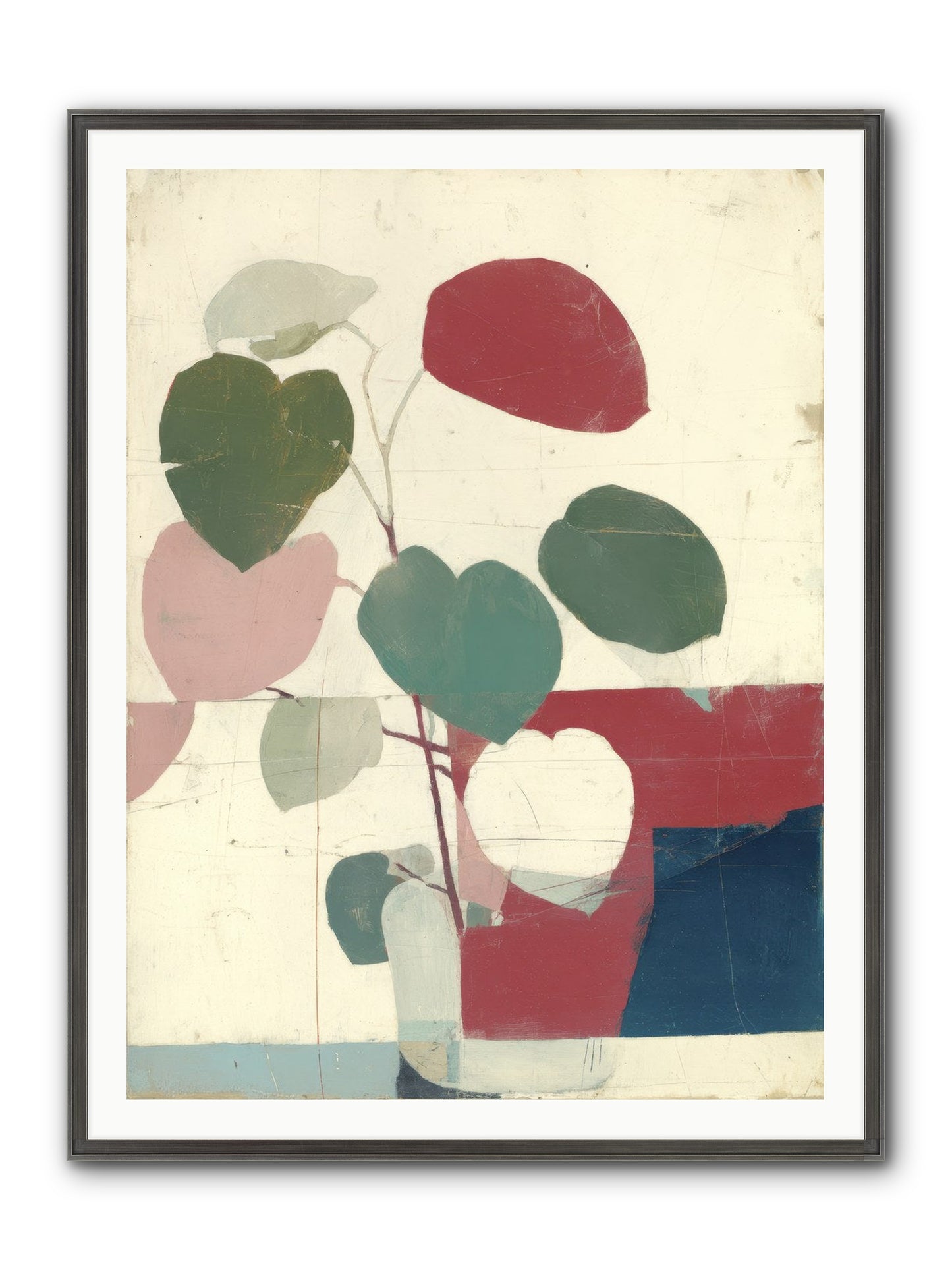 Tender Void Framed Print - Slimwoods Black/Silver 36x48