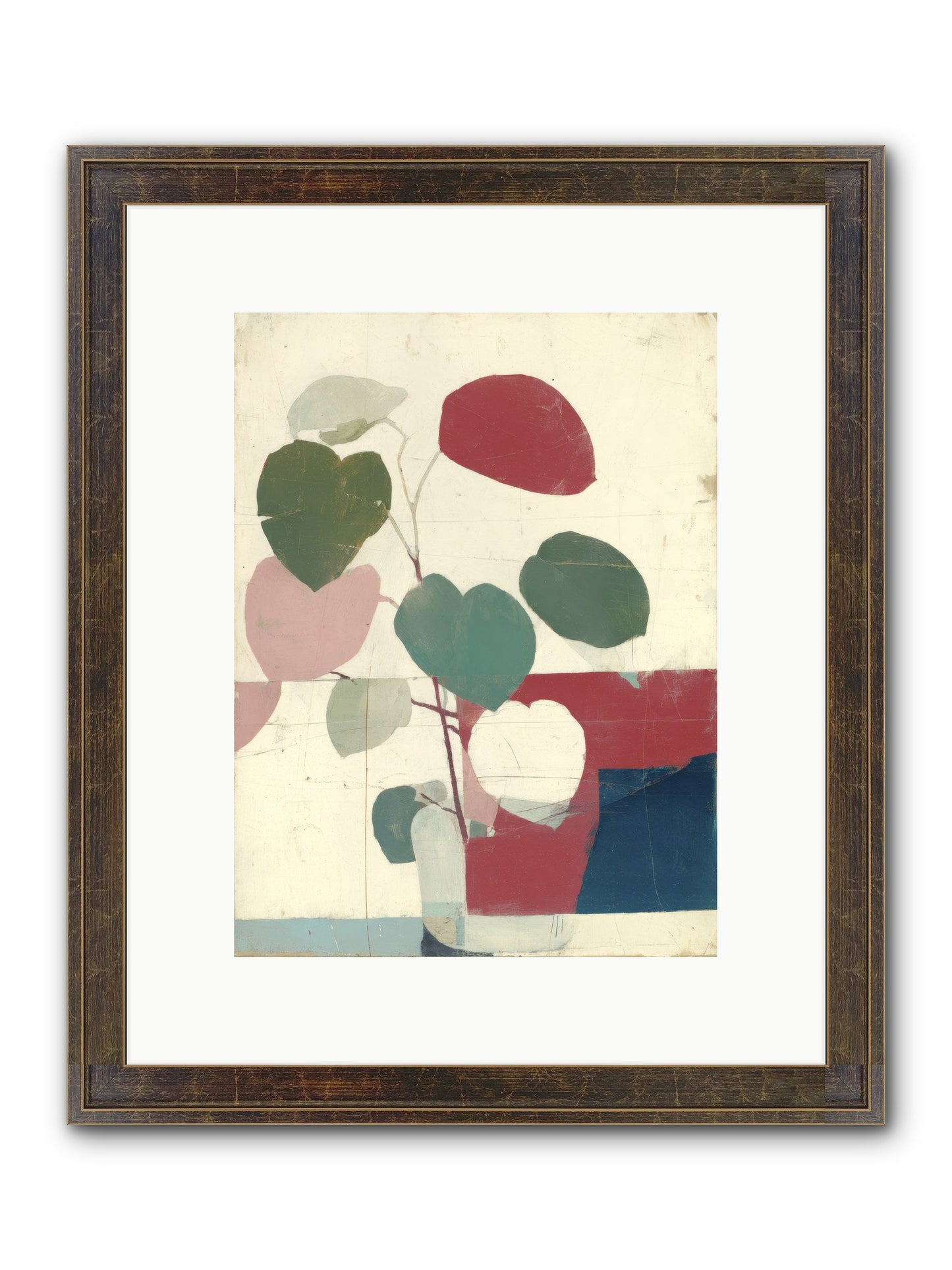 Tender Void Framed Print - Slimwoods Black/Gold 9x12