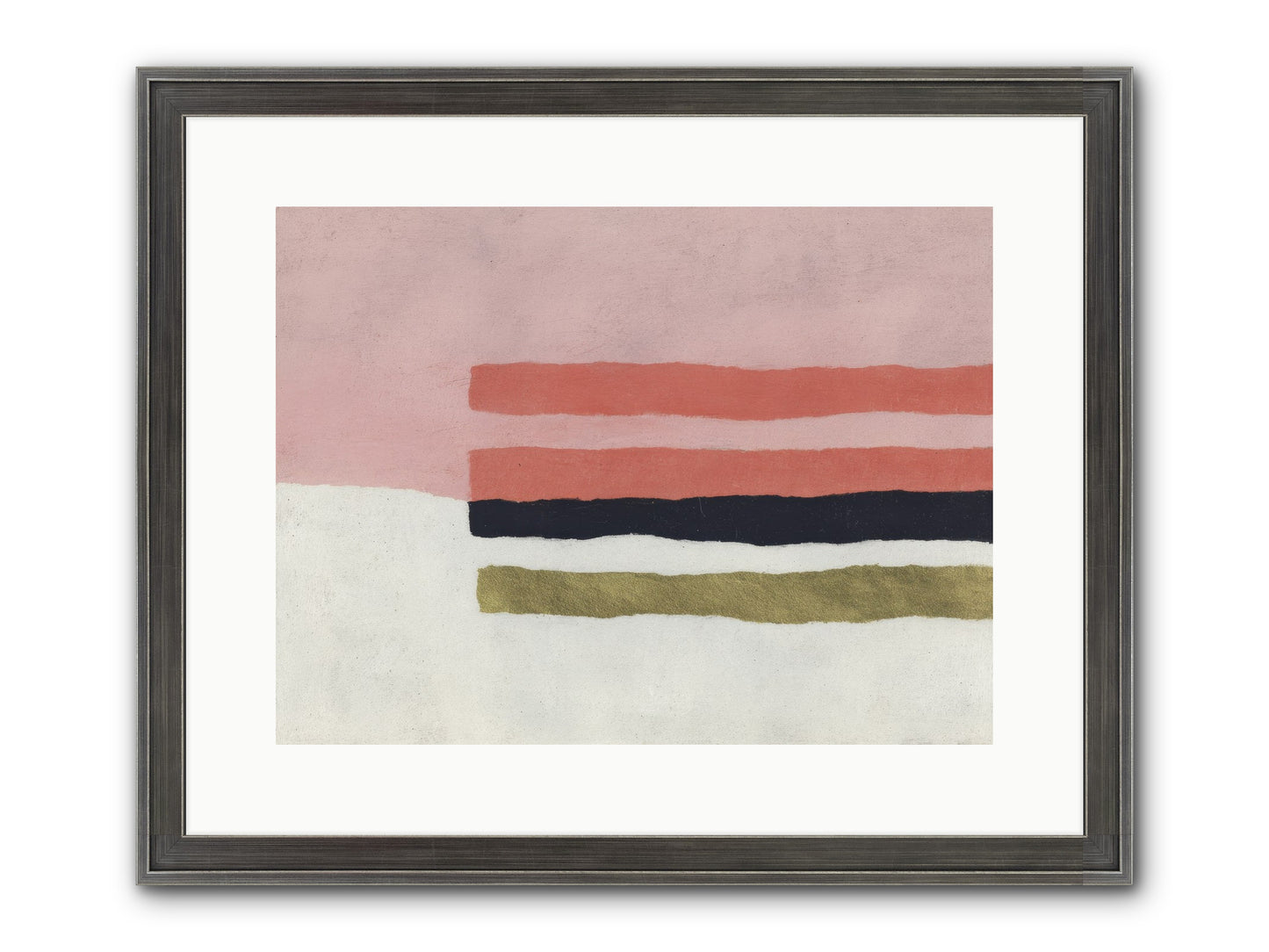 Tether Framed Print - Slimwoods Black/Silver 16x12