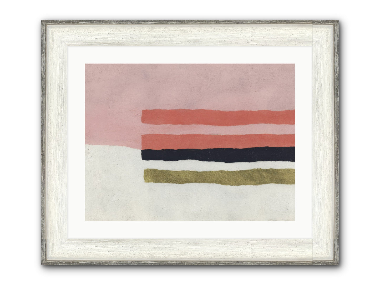 Tether Framed Print - Driftwood White 24x18