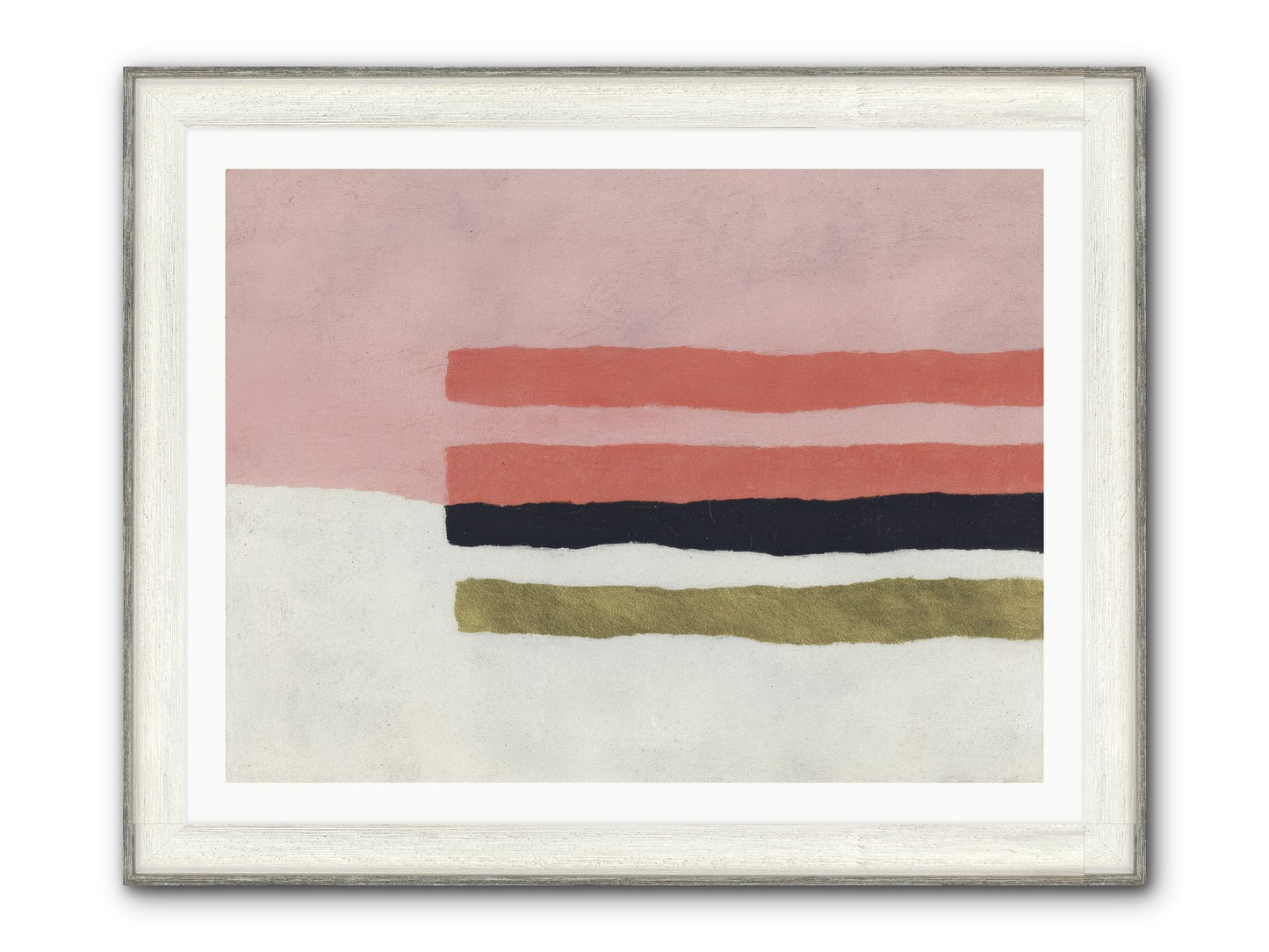 Tether Framed Print - Driftwood White 40x30
